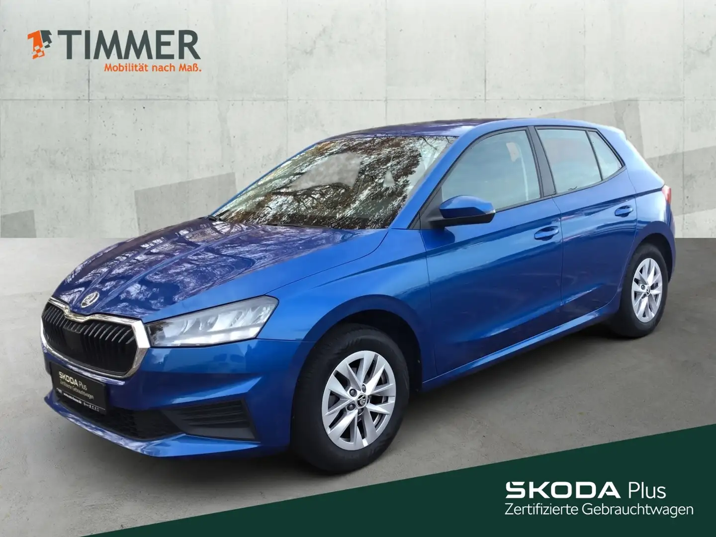 Skoda Fabia 1.0 ACTIVE *LED *SHZ *KLIMA *DAB *PDC *ALU *APP-C Blau - 1