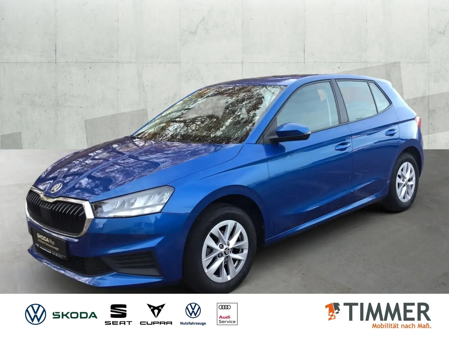 Skoda Fabia 1.0 ACTIVE *LED *SHZ *KLIMA *DAB *PDC *ALU *APP-C Blau - 1