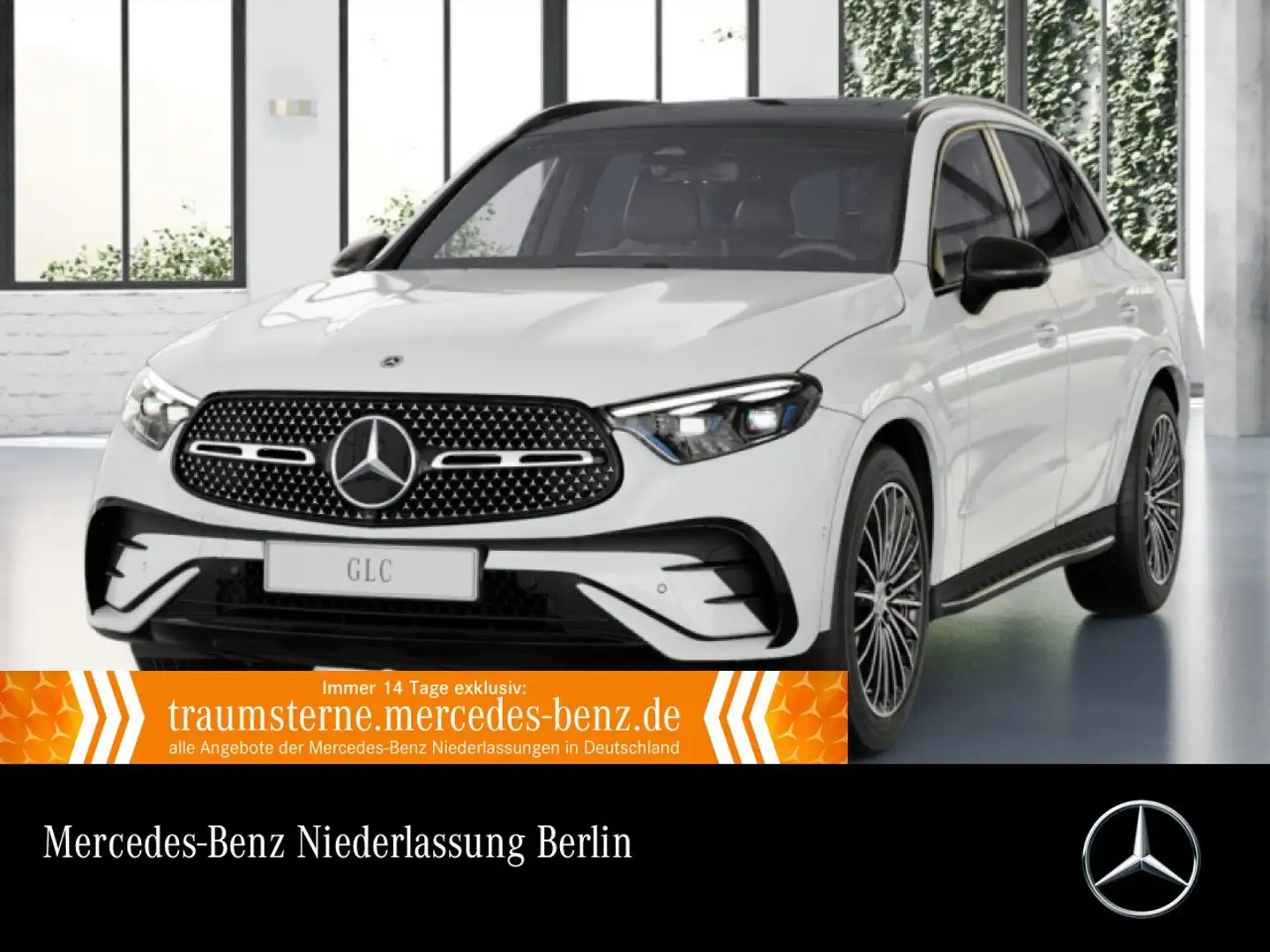 Mercedes-Benz GLC 300 d 4M AMG+NIGHT+PANO+360+BURMESTER+TOTW+9G Weiß - 1