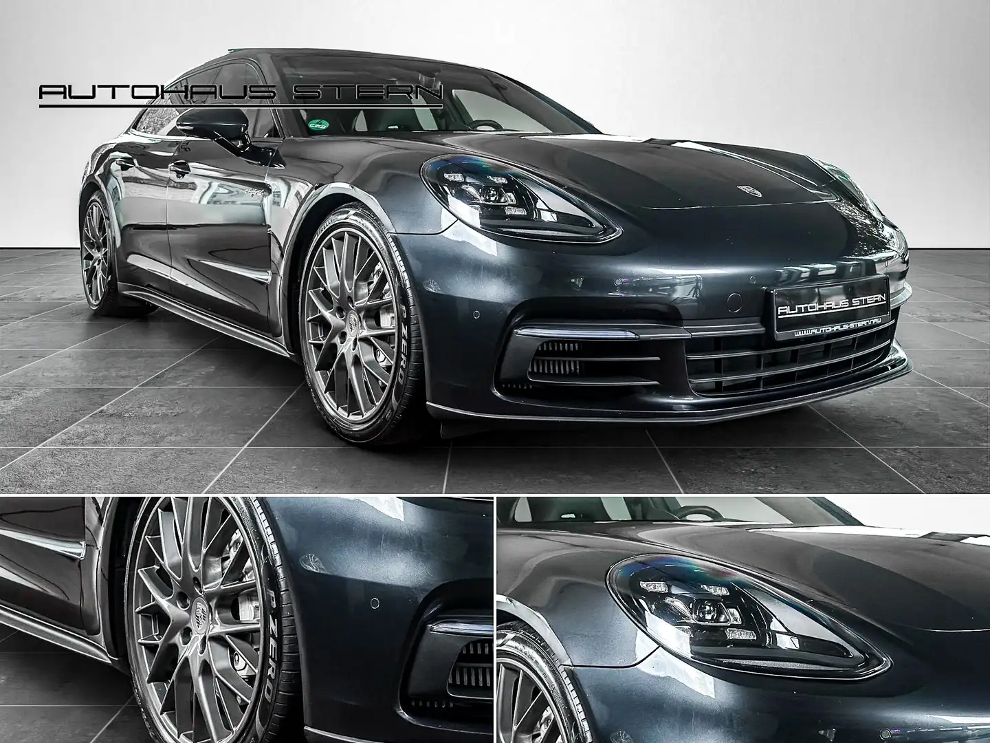 Porsche Panamera 4 E-Hybrid*Sport Turismo*Panorama*Softclose*TOP* Gris - 2
