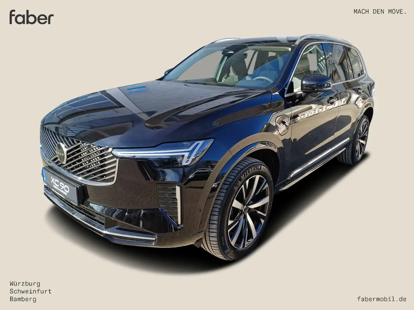 Volvo XC90 T8 AWD Core Recharge Schwarz - 2
