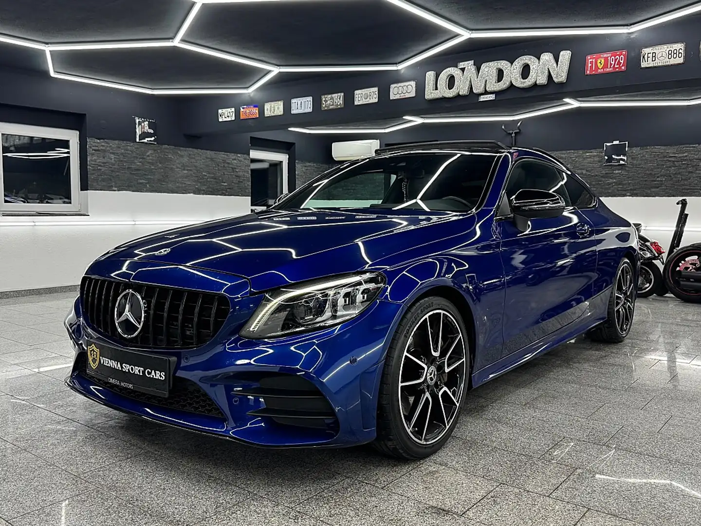 Mercedes-Benz C 300 Coupe Aut.*Facelift*AMG*C43*Night-Paket* Blau - 1