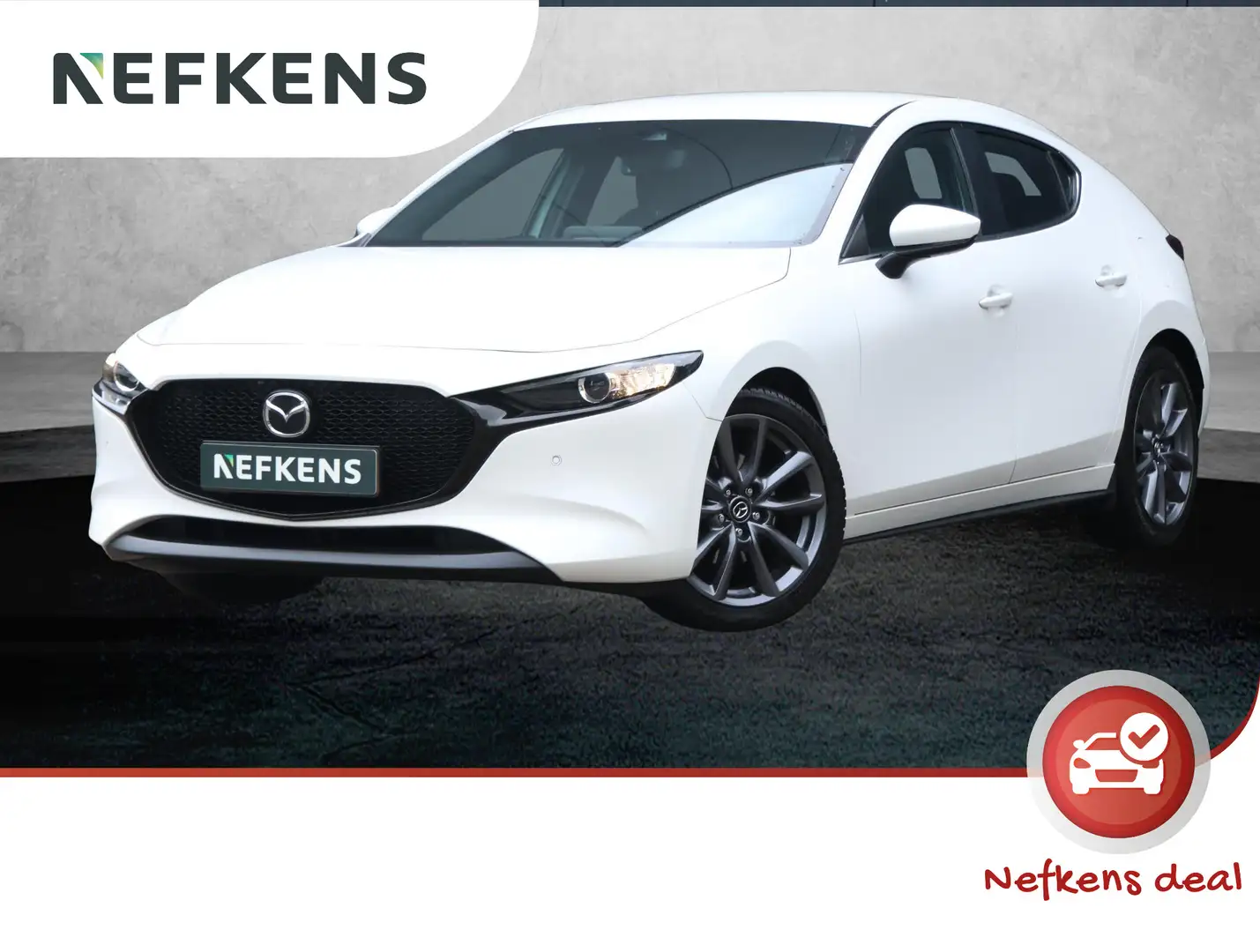 Mazda 3 180pk e-SkyActiv-X M Hybrid Comfort | 1ste eigenaa Weiß - 1
