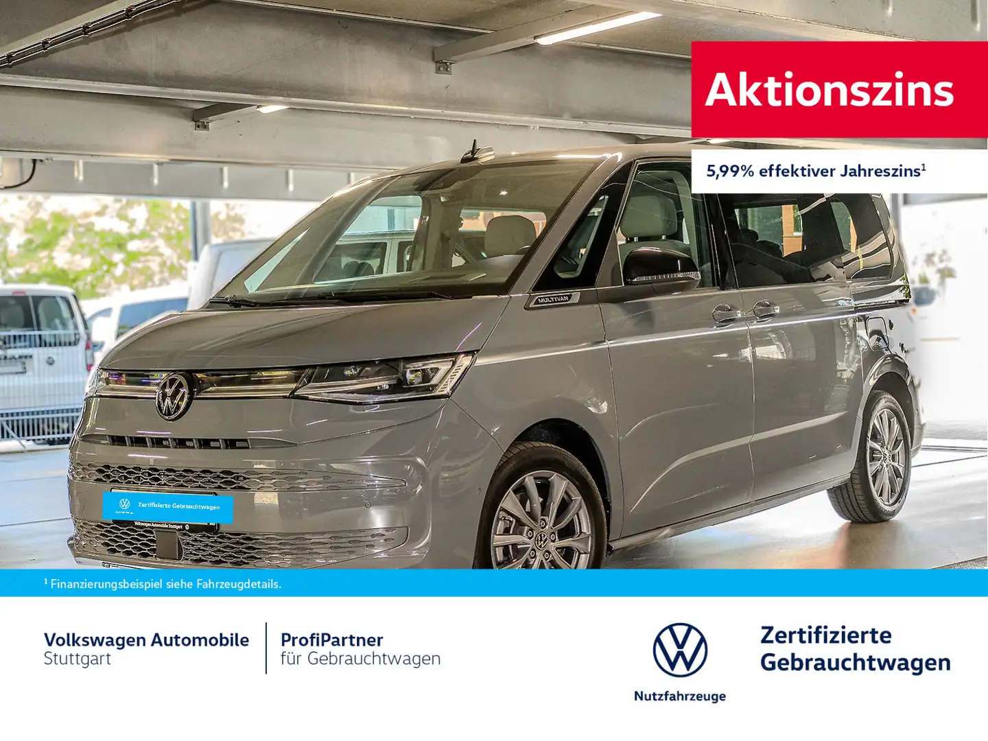 Volkswagen T7 Multivan Style DSG 1,4 TSI eHybrid Grau - 1