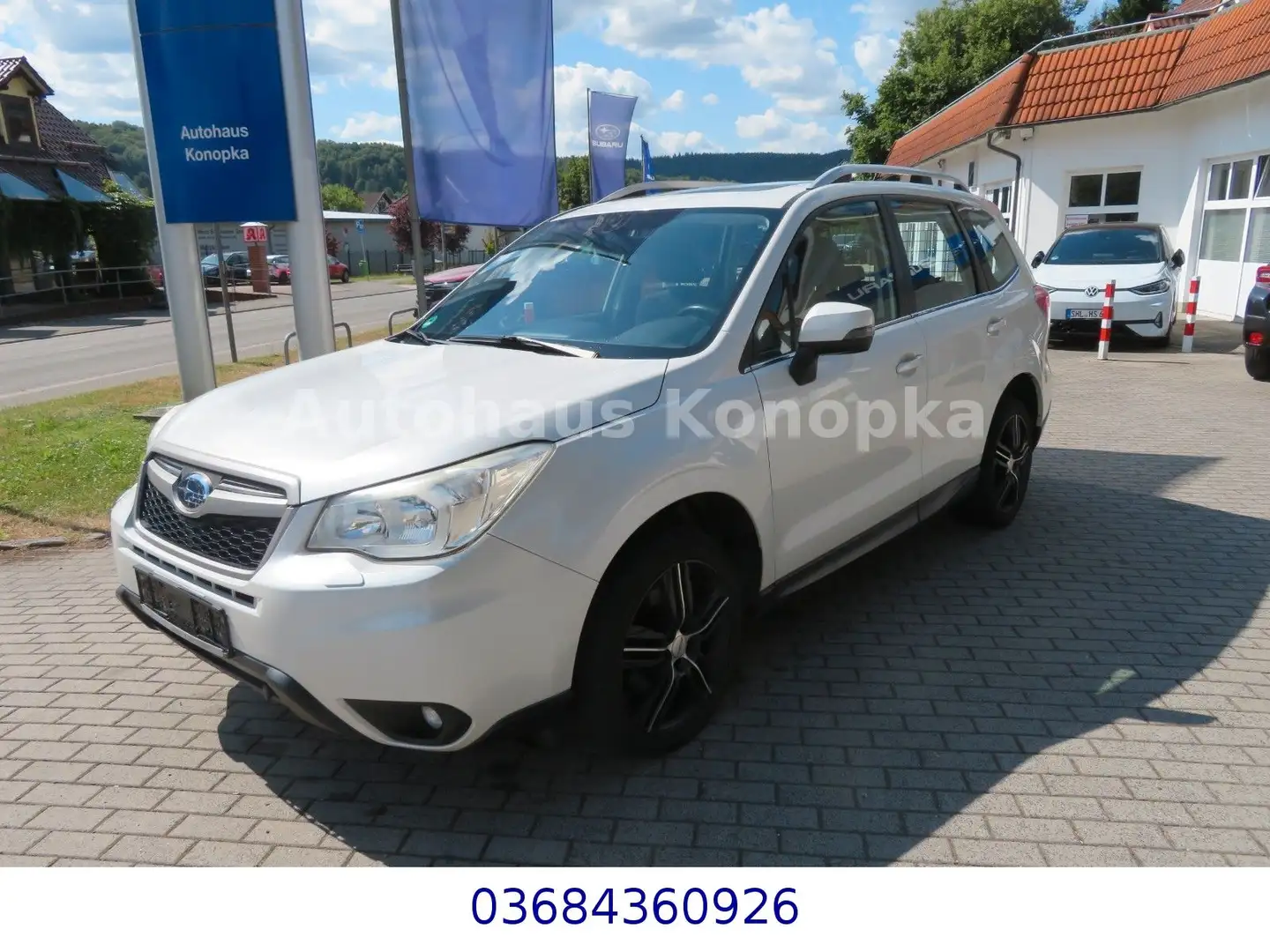 Subaru Forester 2.0D Exclusive+WR+AHK+Garantie+4,99% Blanc - 1