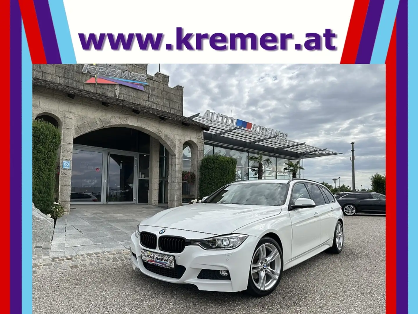 BMW 320 d Touring Aut. M-PAKET/AHK/RFK/SHZ/NAVI/TEMPOMA... Weiß - 1