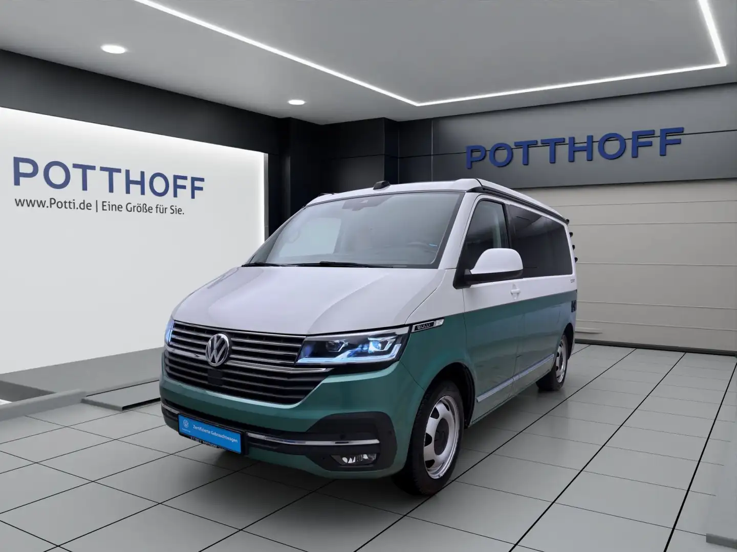 Volkswagen T6.1 California 2.0 TDI DSG OCEAN STANDHZG AHK N Grün - 1