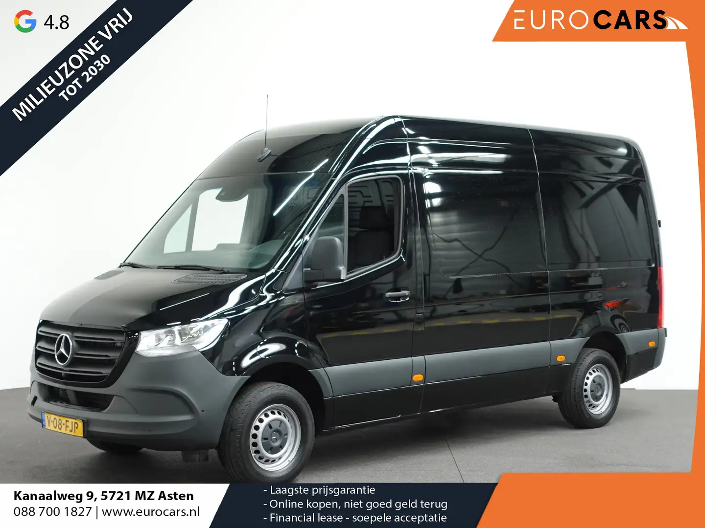 Mercedes-Benz Sprinter 315 L2H2 Automaat Cruise Navi Trekhaak Noir - 1