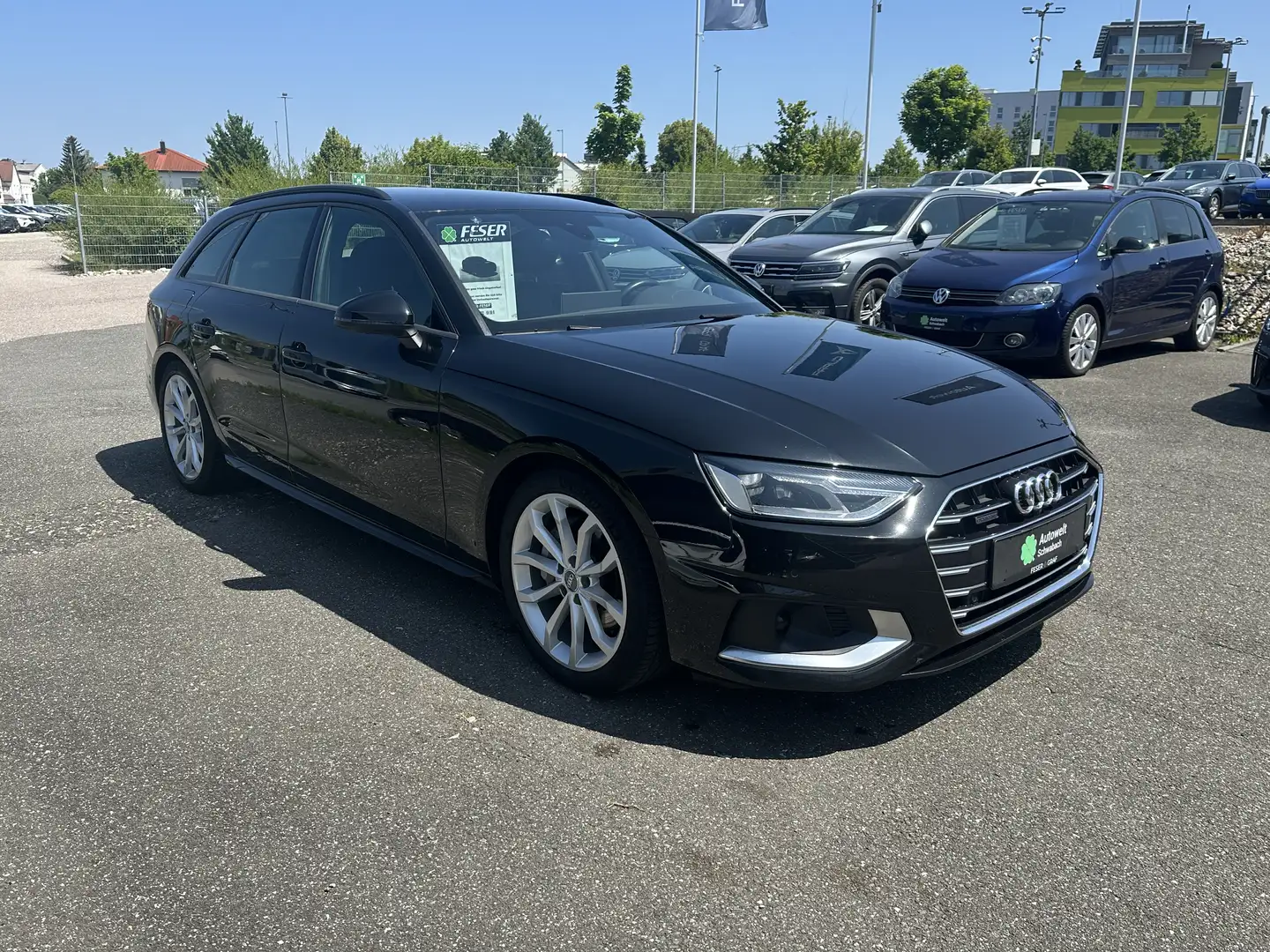 Audi A4 Avant Advanced 40 TDI qu. S tronic S-LINE KAM Negro - 2