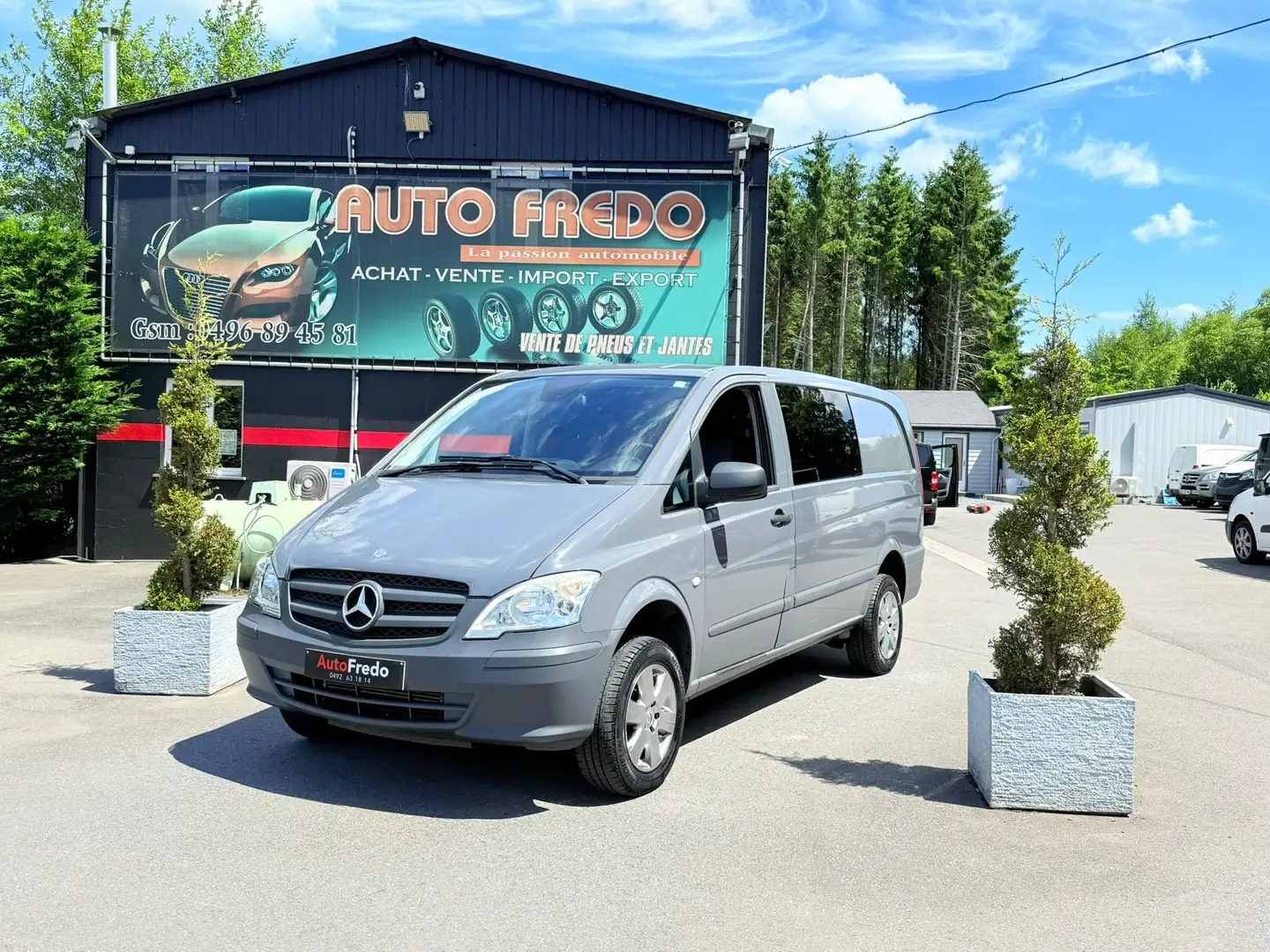 Mercedes-Benz Vito 116 CDI * 4x4 * Boite auto * 5 places */* tva */* Gri - 2