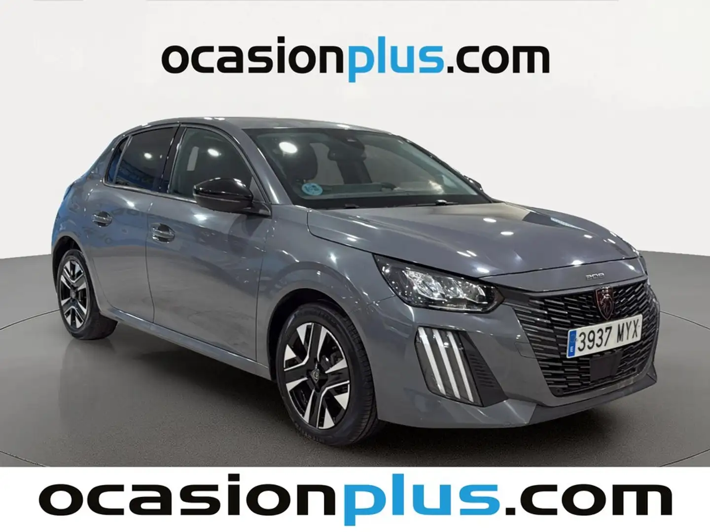 Peugeot 208 1.2 Puretech S&S Allure 100 Gris - 2