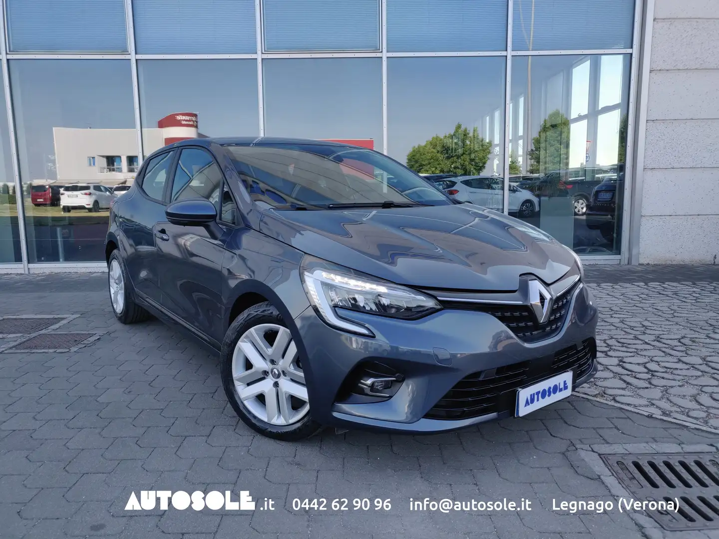 Renault Clio Clio 1.0 Tce Business GPL Blauw - 1