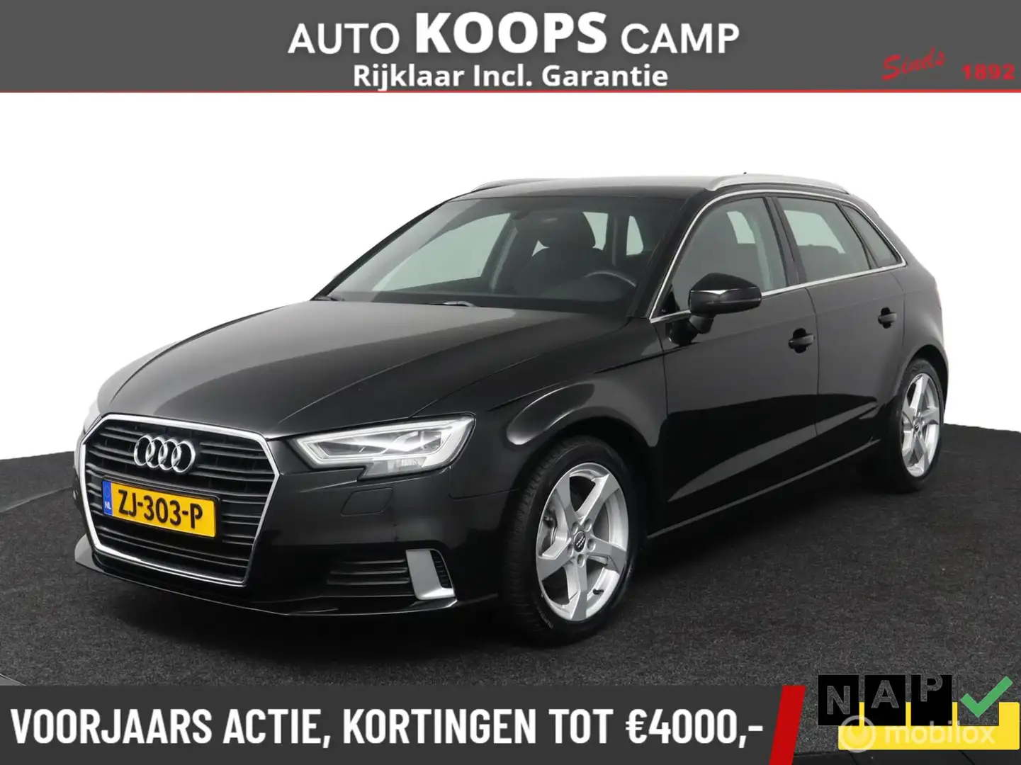 Audi A3 Sportback 30 TFSI 116PK Sport Lease Edition S-tron Schwarz - 1