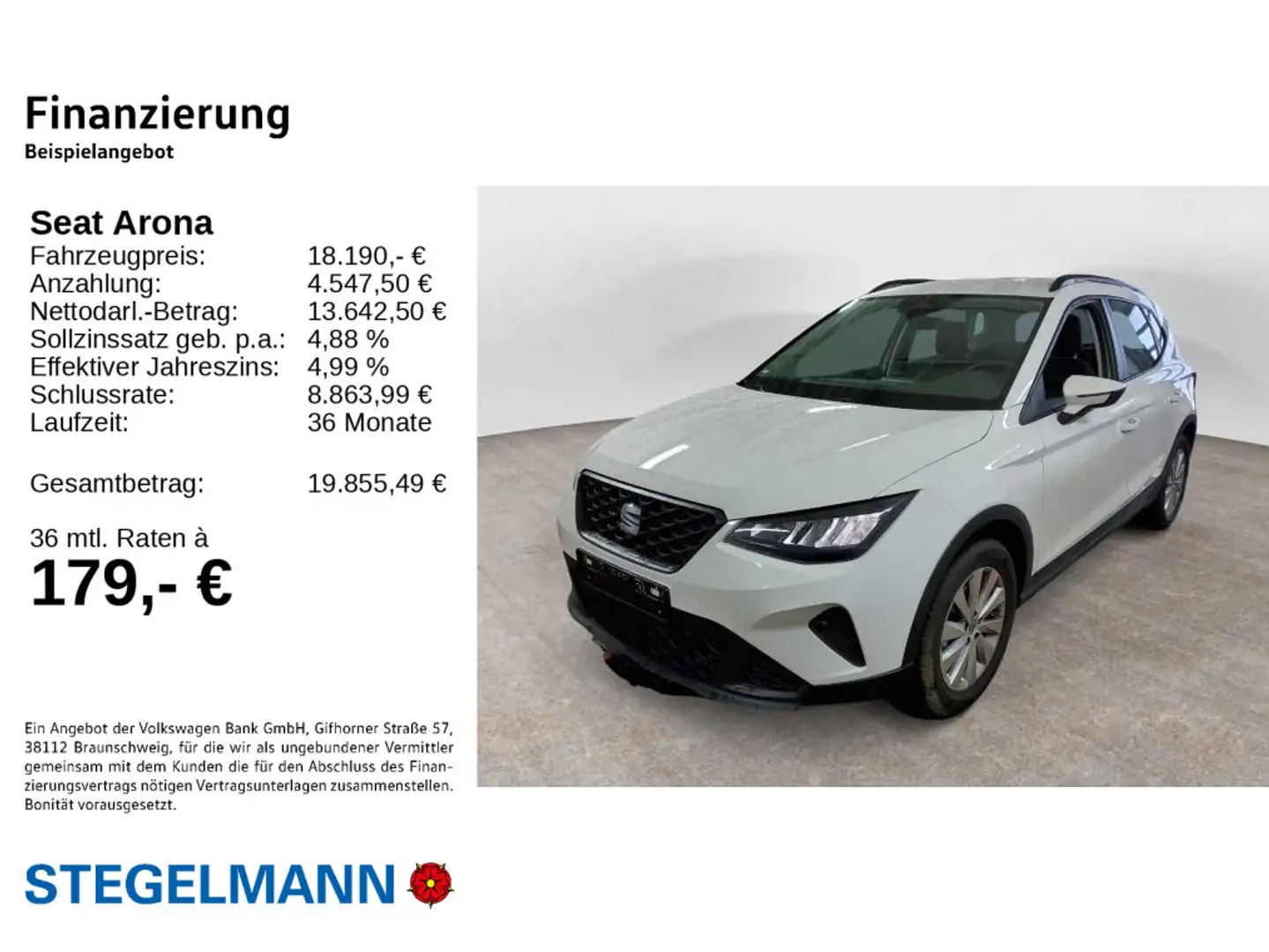 SEAT Arona 1.0 TSI Style *LED*App-Connect*Sitzheizung Weiß - 2