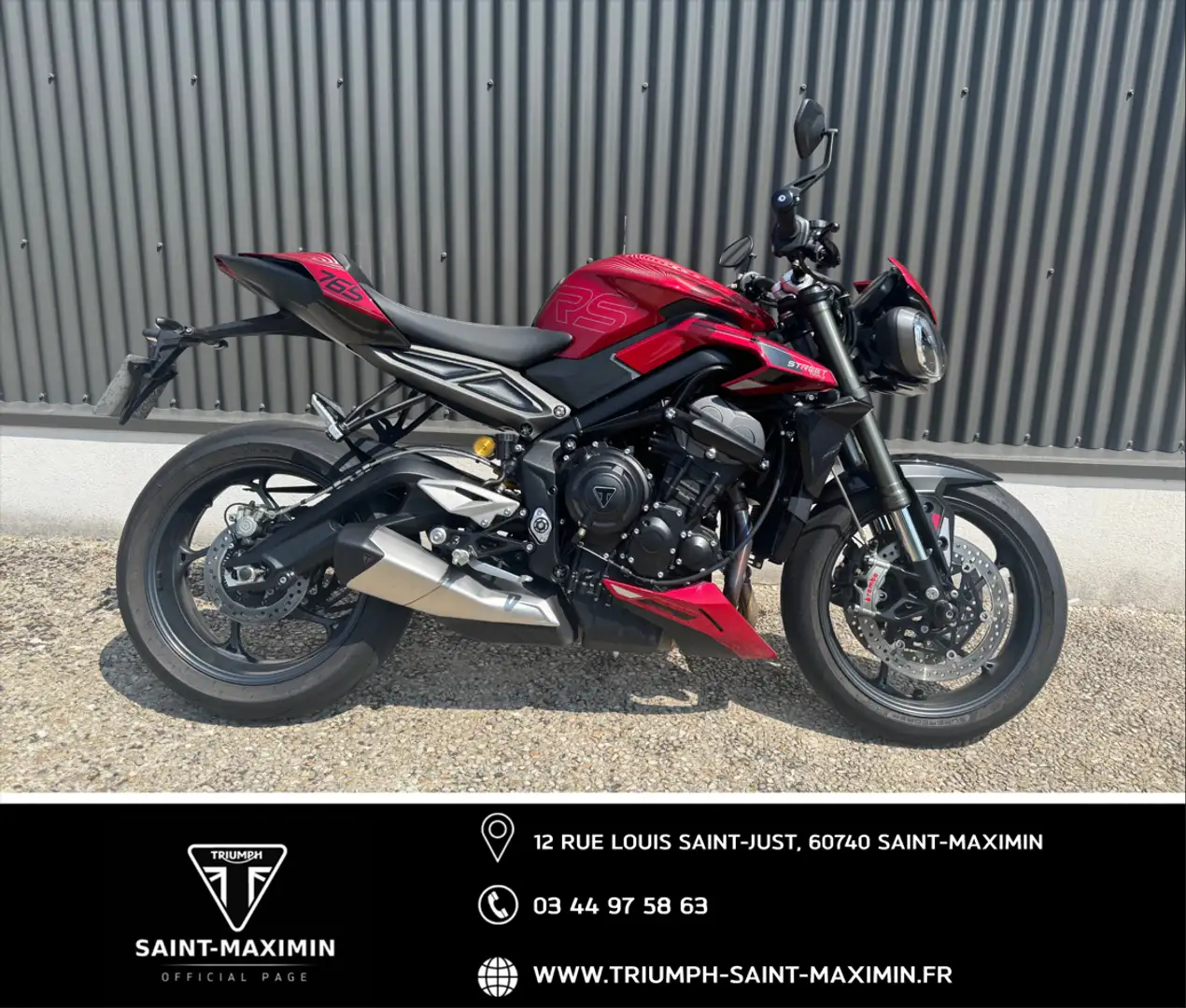 Triumph Street Triple 765 Rood - 1