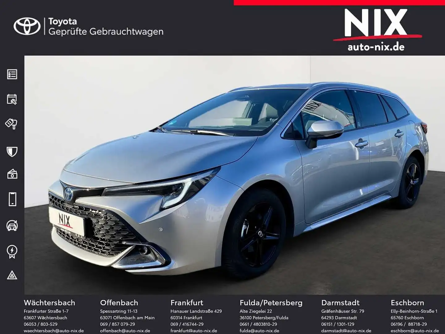 Toyota Corolla Touring Sports Hybrid 1.8 Team D LED Silber - 1