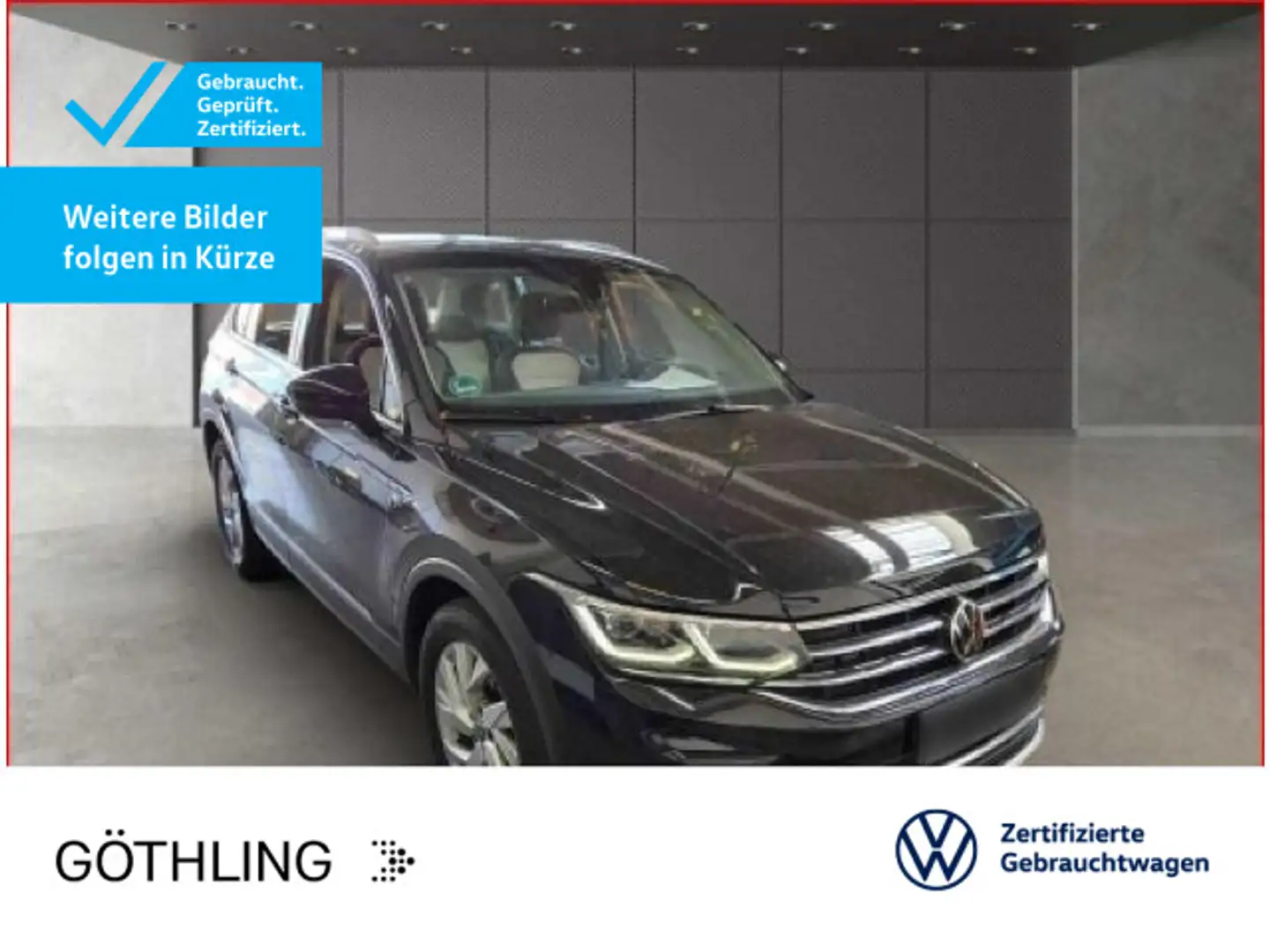 Volkswagen Tiguan Elegance 2.0 TDI*AHK*IQ-Drive*LED*EPH*ACC Noir - 1