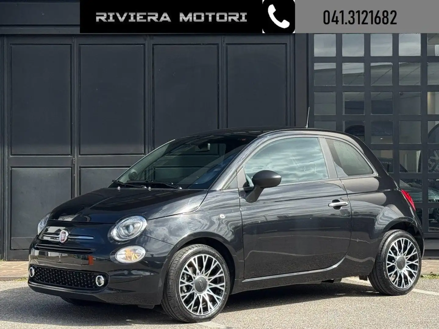 Fiat 500 1.0 Hybrid Nero - 1