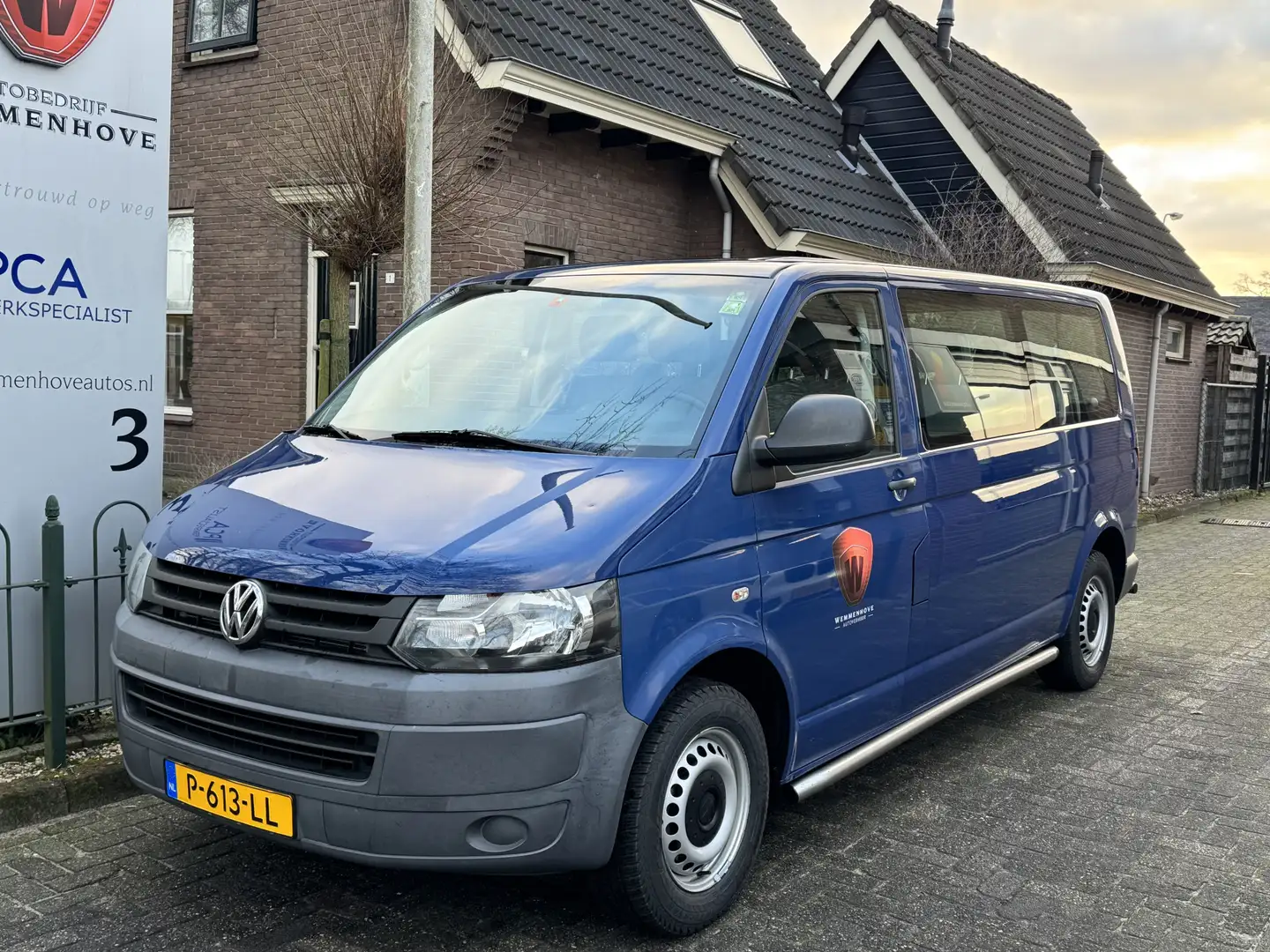 Volkswagen 2.0 TDI L2H1 Trendline 9-Persoons/Airco/Cruise con Синій - 2