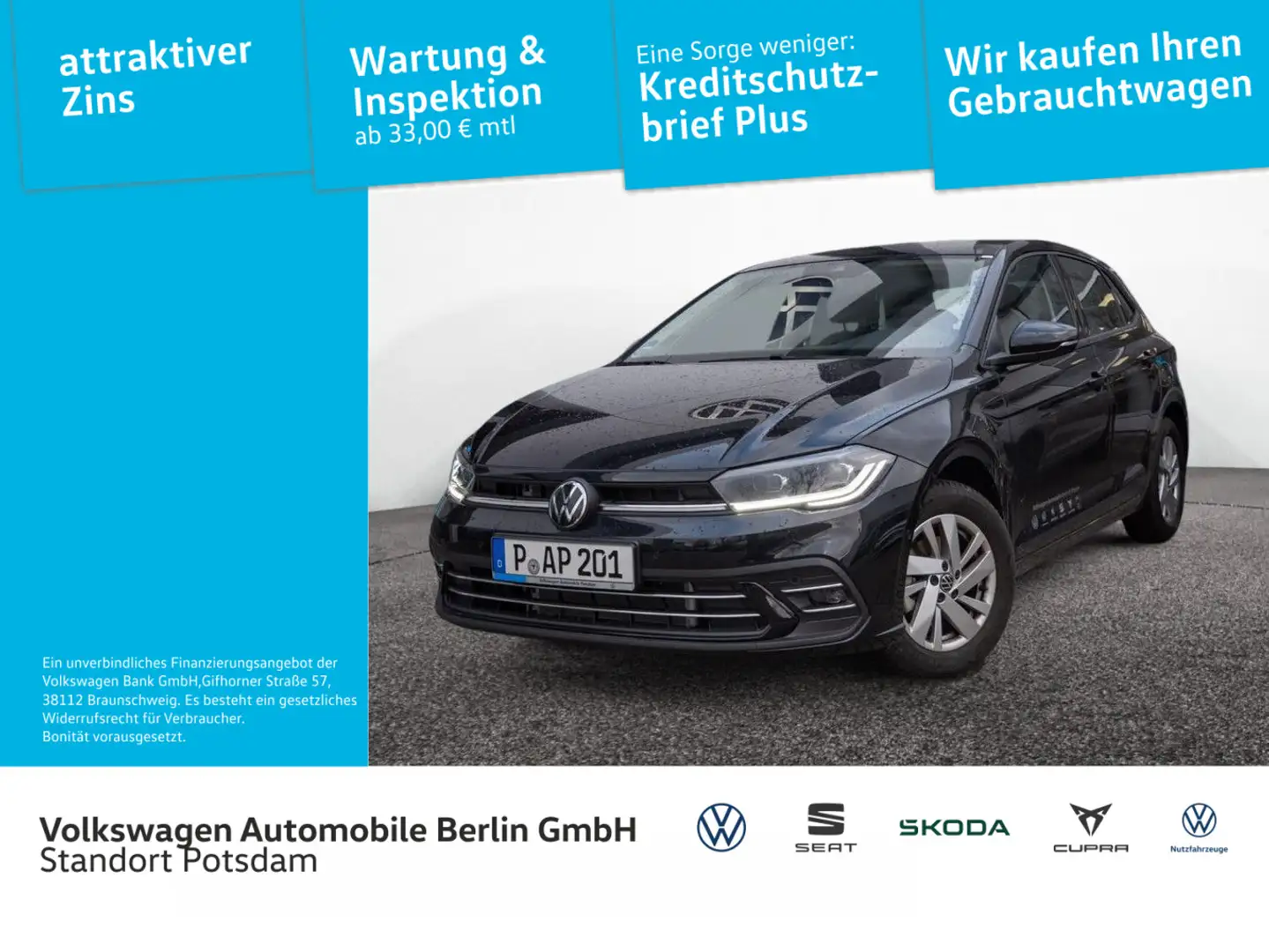 Volkswagen Polo 1.0 TSI Style Negro - 1