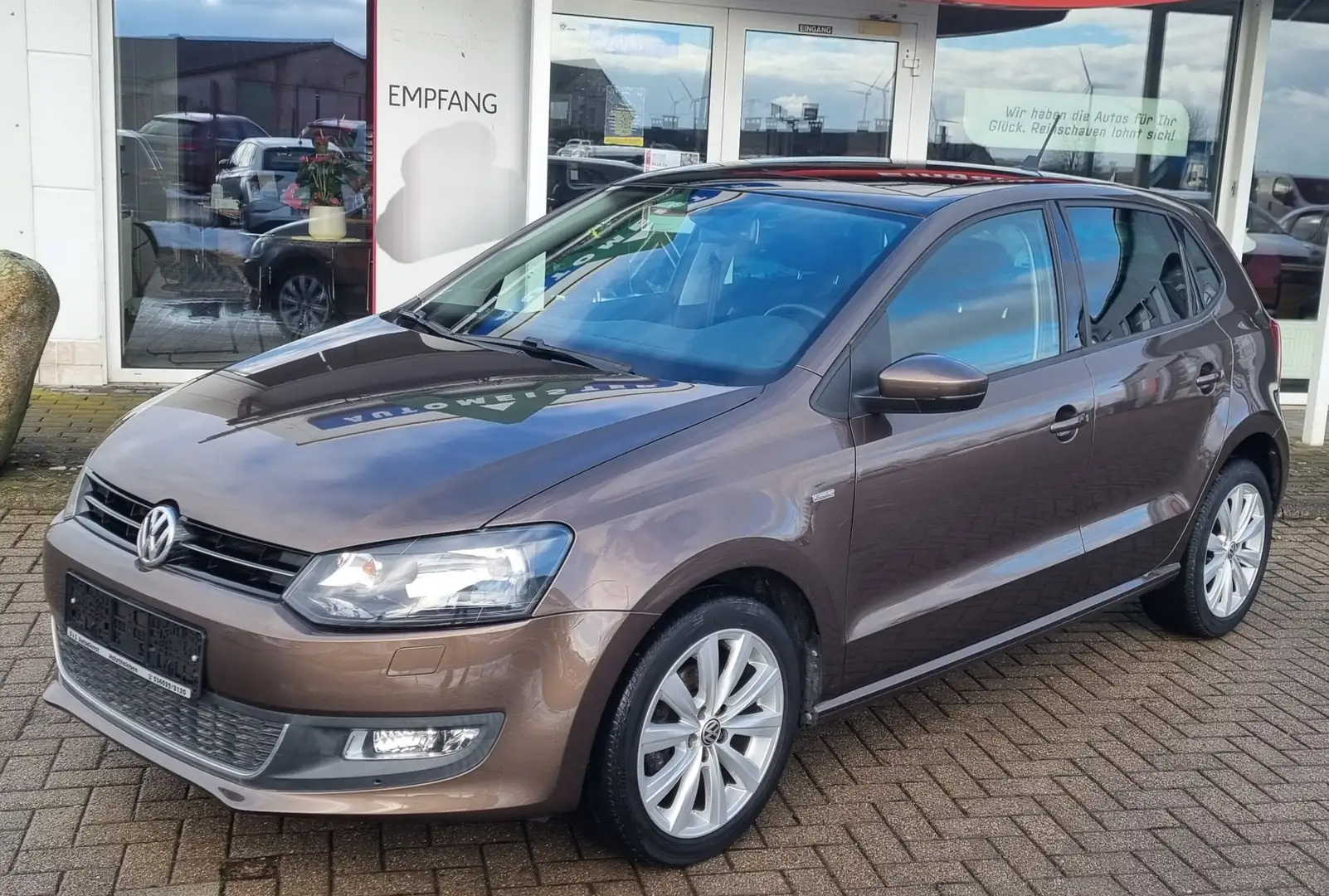 Volkswagen Polo V Life+PDC/Navi/Sitzh./Klimaauto/Panorama Brun - 1