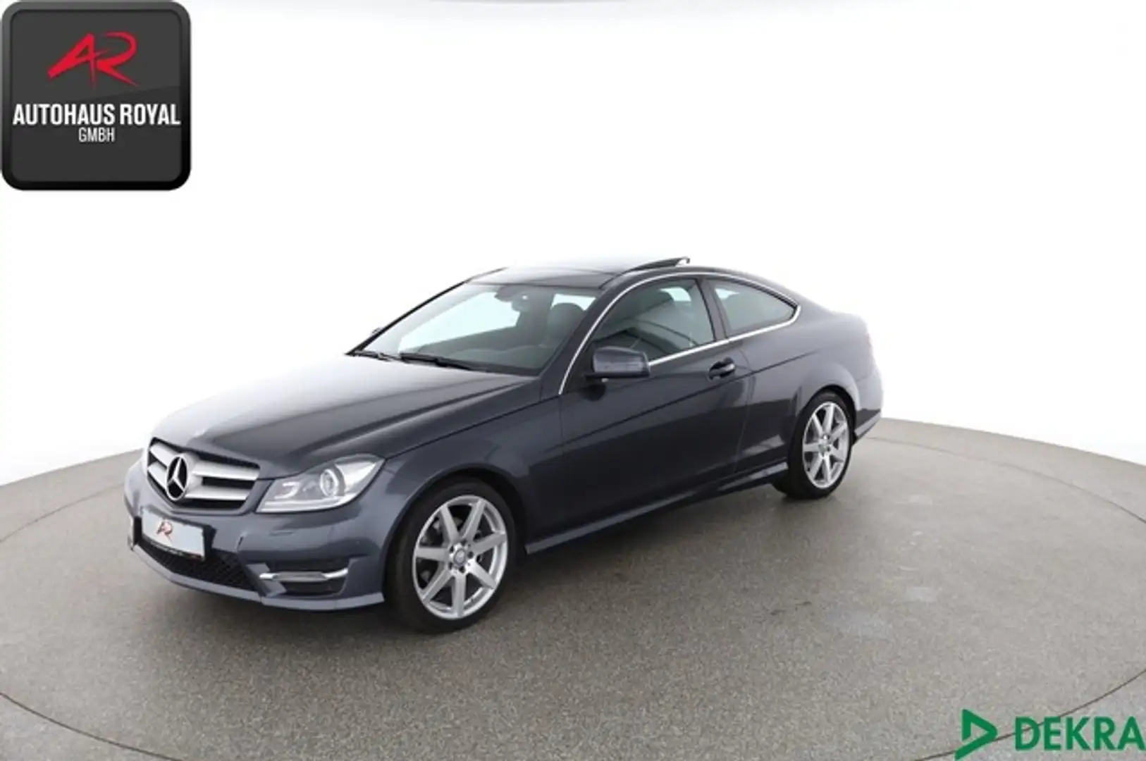 Mercedes-Benz C 180 Coupe AMG PANORAMA,SCHECKHEFT,NAVI,ILS,SH Szary - 1