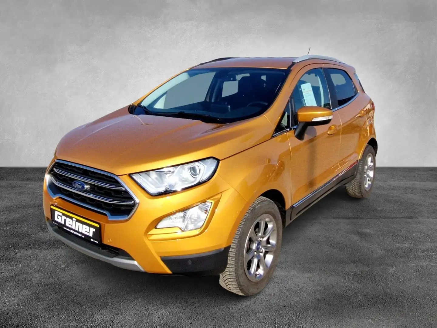 Ford EcoSport 1.0 EcoBoost Titanium NAVI|SHZ|PDC Geel - 2