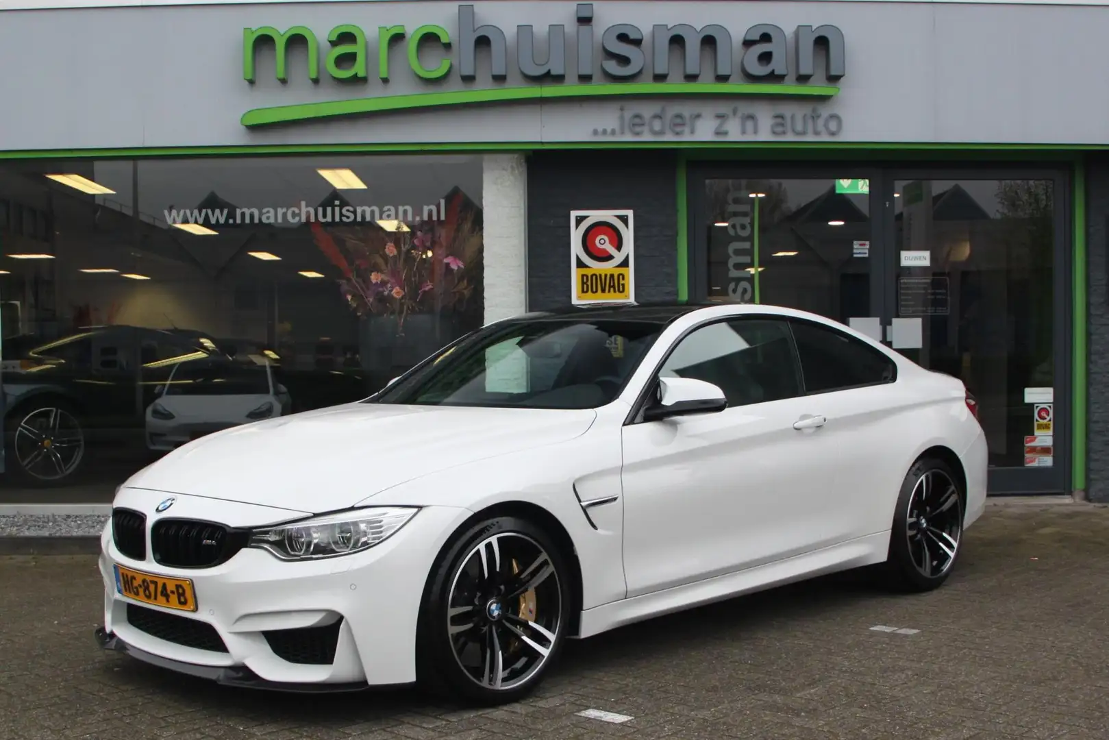 BMW M4 4-serie Coupé / KERAMISCH / M DRIVERS PACKAGE Wit - 1
