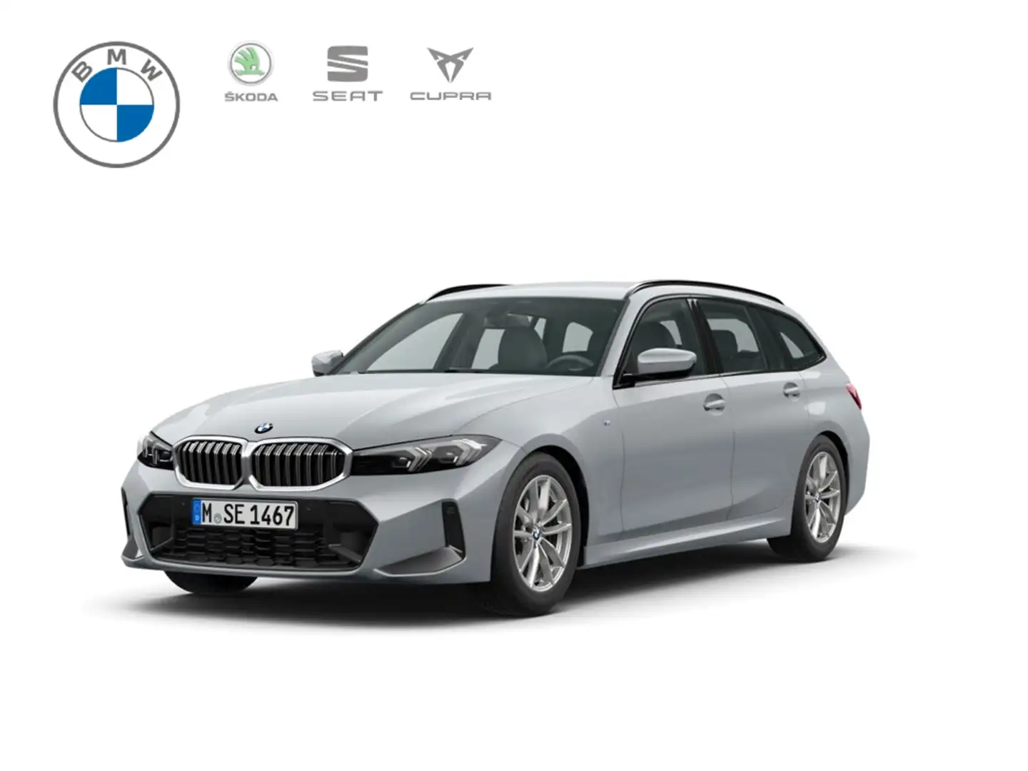 BMW 320 d Touring M Sport Navi Digitales Cockpit LED Sperr Grijs - 1