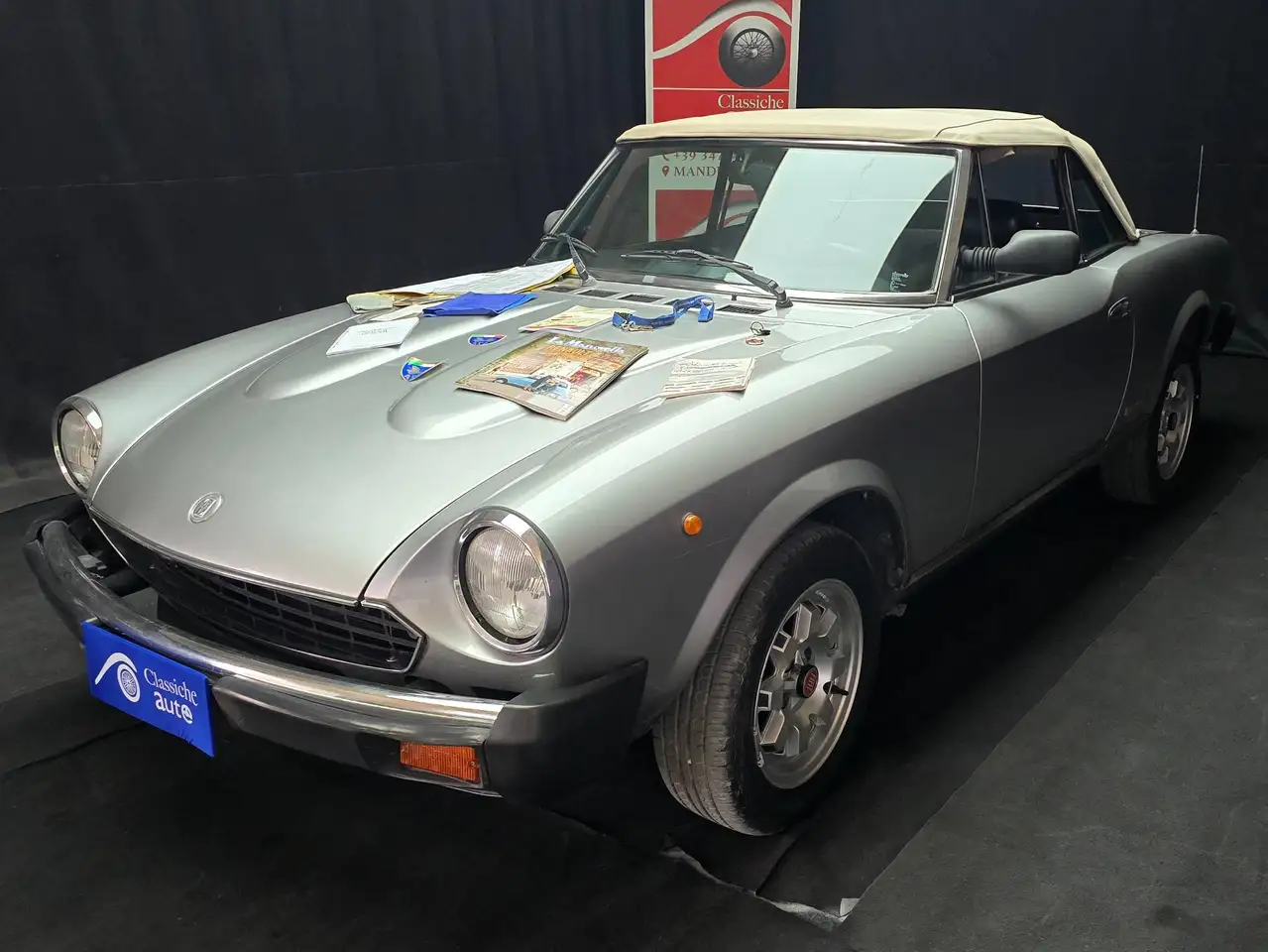 Fiat 124 Spider DS Europa certificata ASI con CRS, foto 5