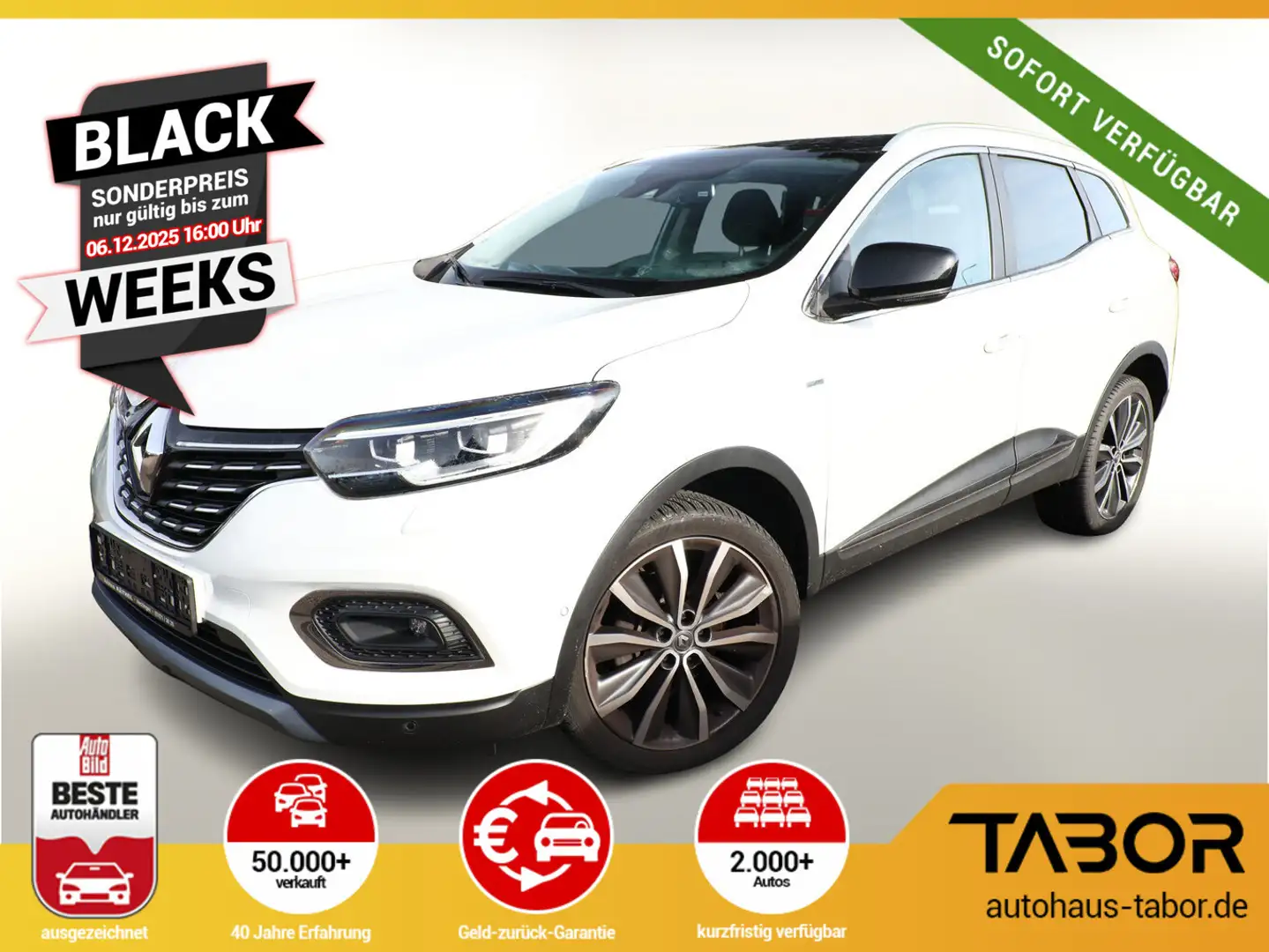 Renault Kadjar TCe 160 EDC Bose Edition LED Nav EasyP Weiß - 1