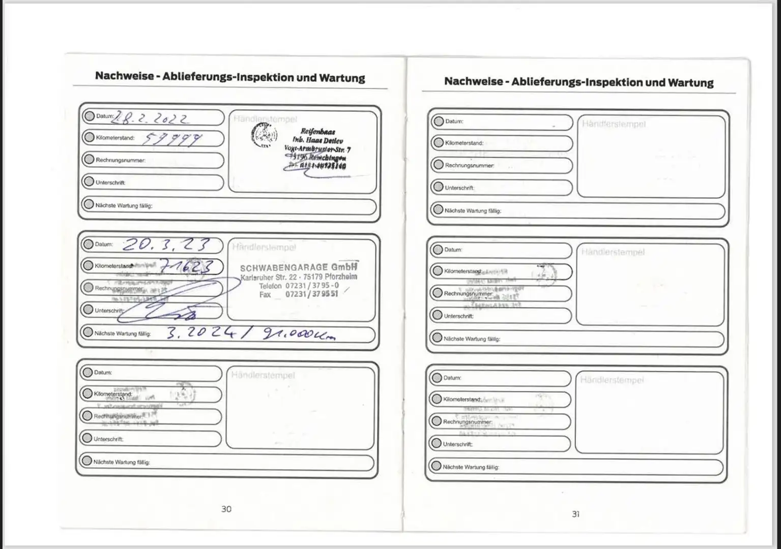 Ford B-Max B-MAX 1.0 Titanium/Pano/Navi/Rückfa. Blau - 2