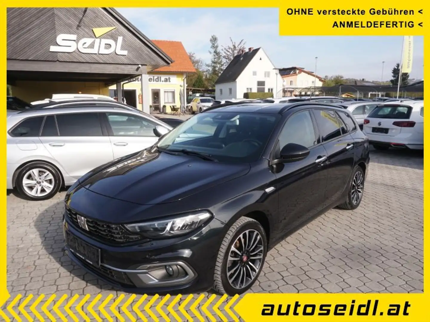 Fiat Tipo MultiJet 130 SCR Life *NAVI+LED+17"ALU* Schwarz - 1