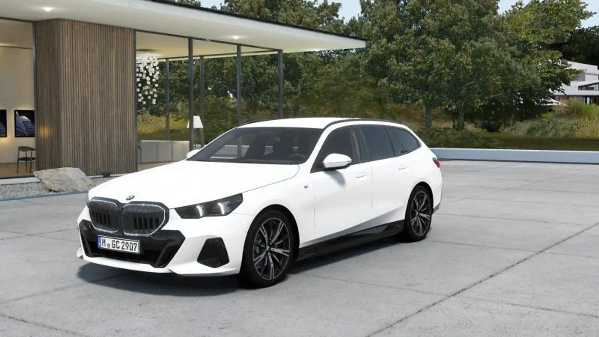 BMW 520 520d Touring 48V xdrive M Sport Pro auto Bianco - 1
