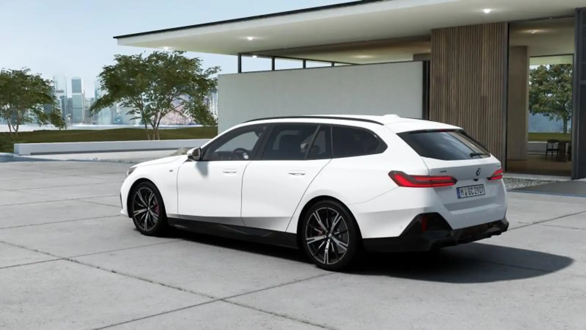 BMW 520 520d Touring 48V xdrive M Sport Pro auto Bianco - 2