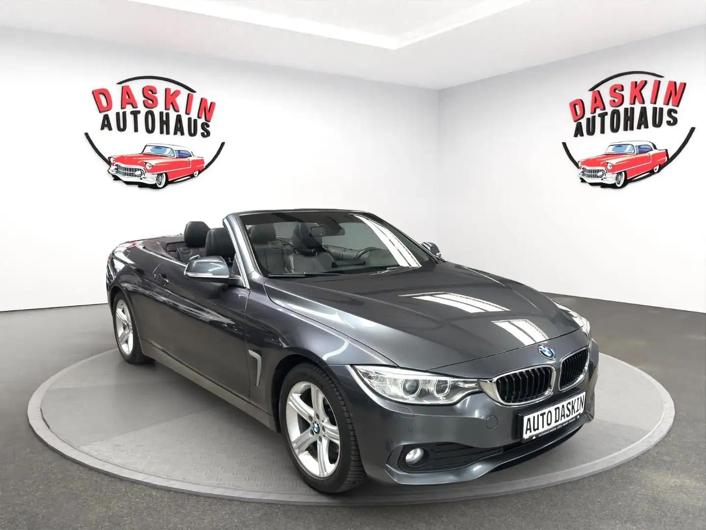 BMW 420 d Cabrio NAVI/KAMERA/LEDER/BI-XENON/TÜV NEU Grau - 1