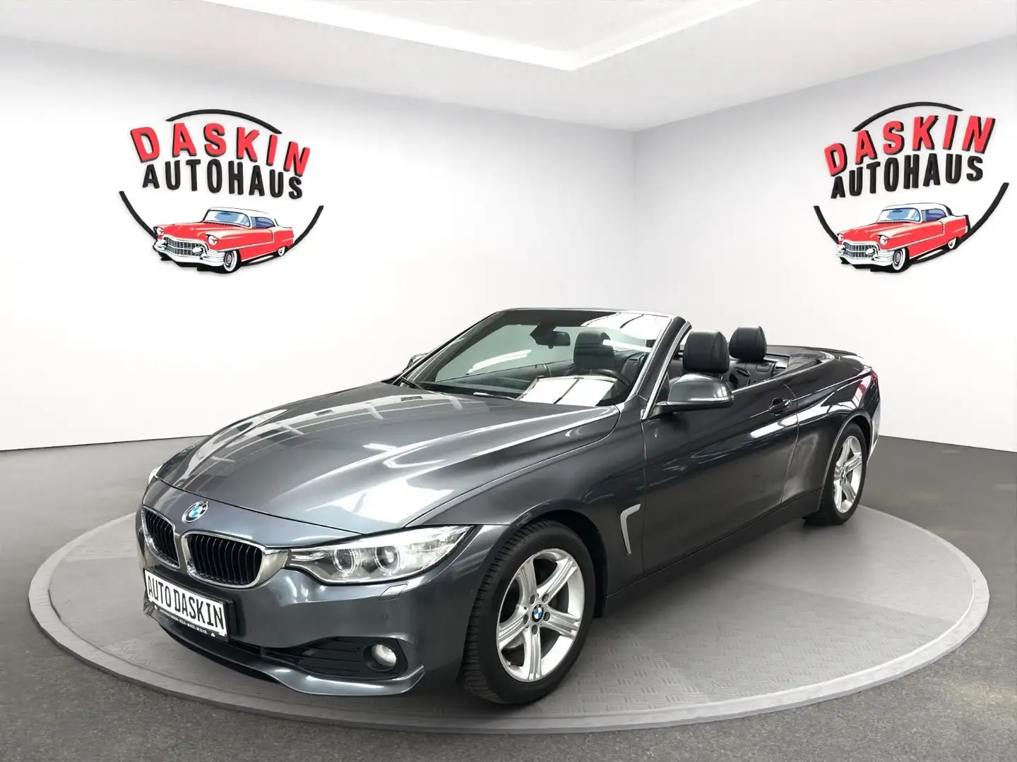 BMW 420 d Cabrio NAVI/KAMERA/LEDER/BI-XENON/TÜV NEU Grau - 2