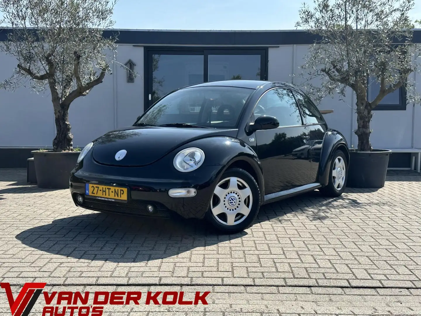 Volkswagen New Beetle 1.8-5V Turbo Highline Leder Airco Cruise Lichtmeta Black - 1