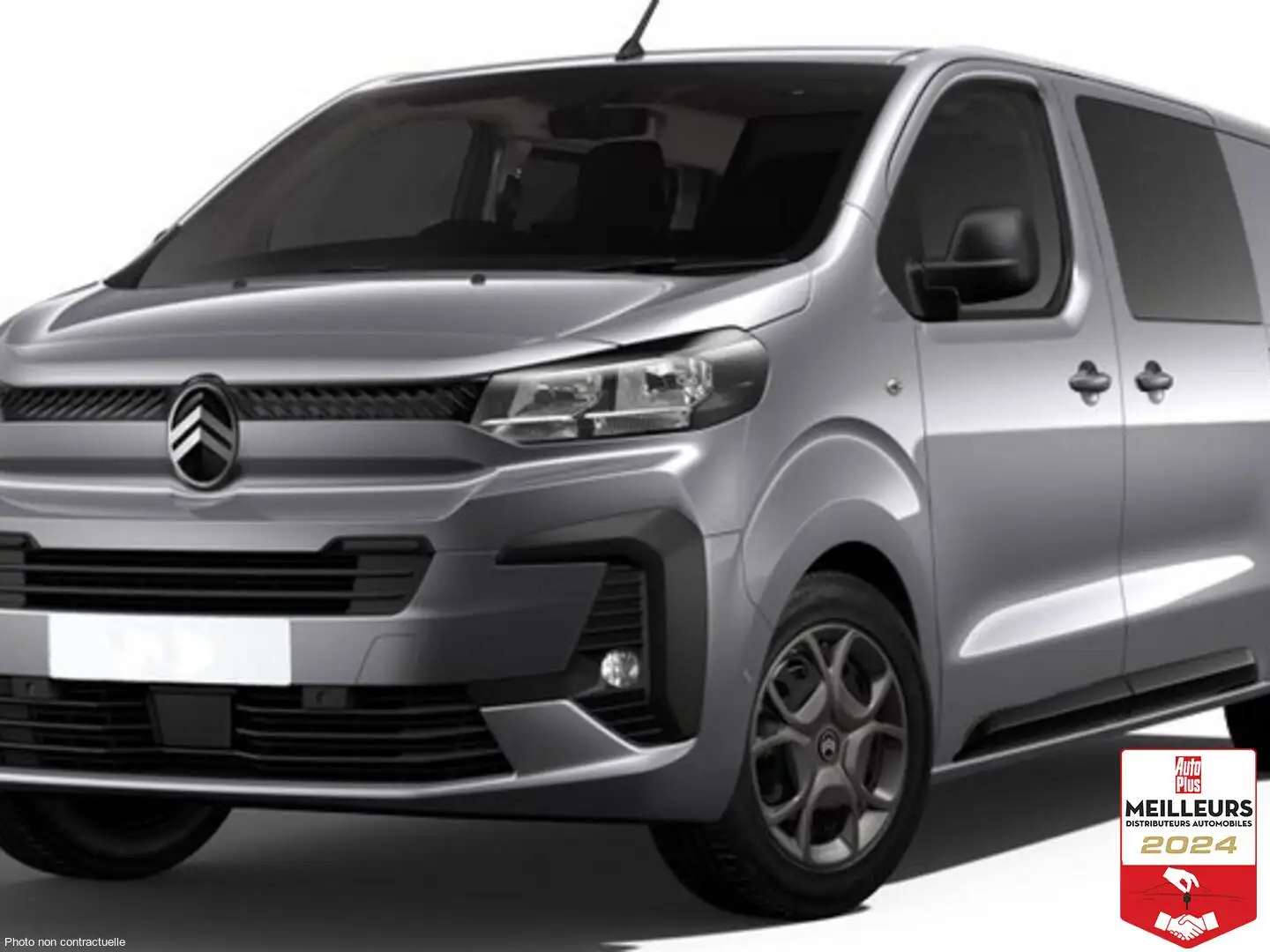 Citroen Jumpy CAB APPROFONDIE XL BLUEHDI 180 S\u0026S EAT8 5PL + PACK PREMIUM CONNECT + PLANCHER BOIS Gris - 2