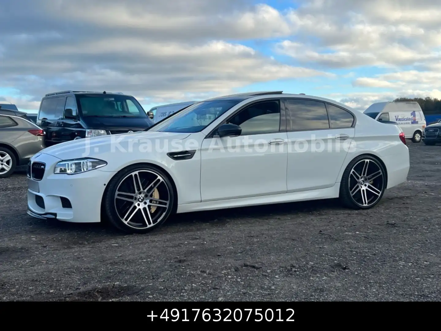 BMW M5 F10 Built Engine Keramik Akrapovic Manhart 21 Weiß - 2