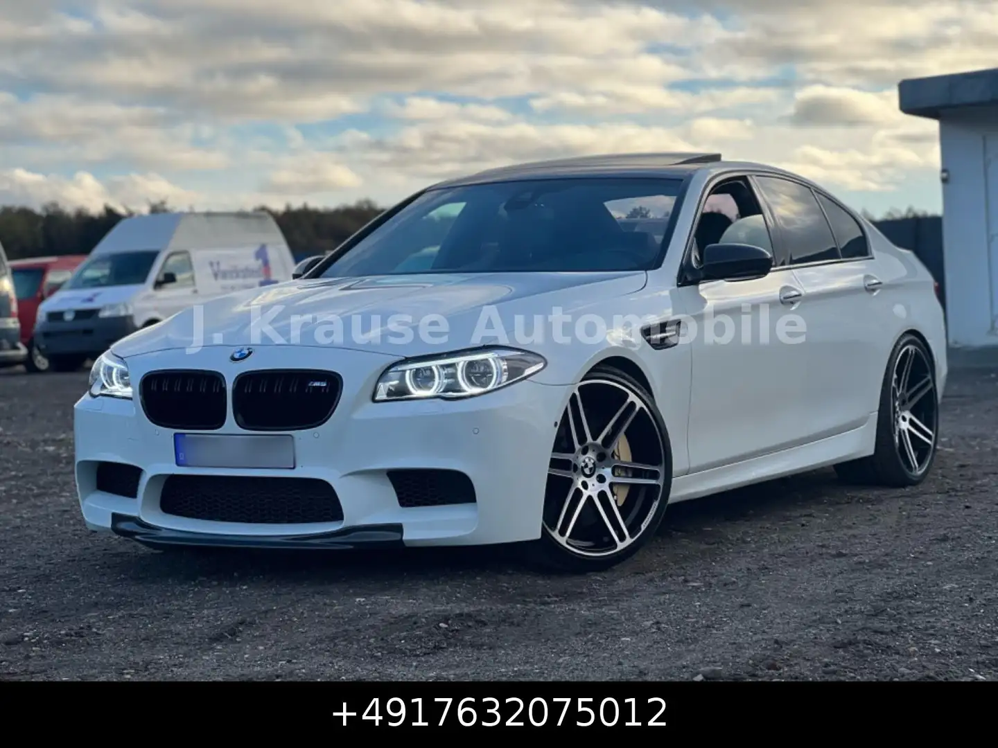 BMW M5 F10 Built Engine Keramik Akrapovic Manhart 21 Weiß - 1
