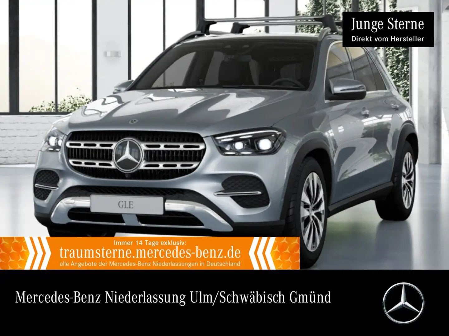 Mercedes-Benz GLE 400 e 4M PANO+360+AHK+MULTIBEAM+FAHRASS+9G Silber - 1