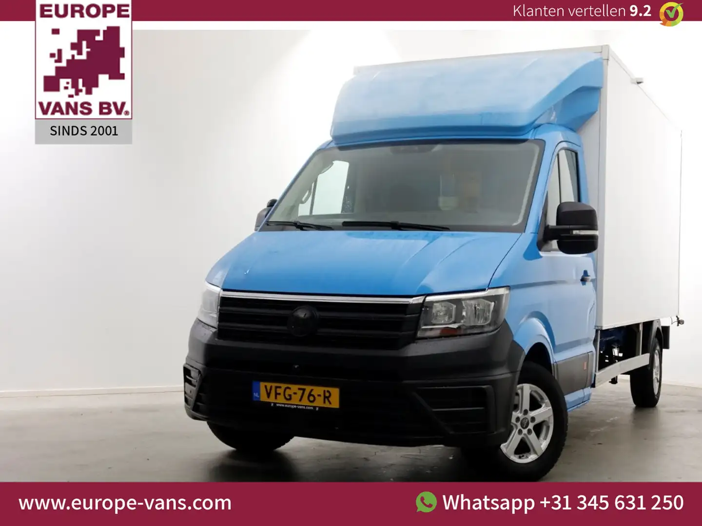Volkswagen Crafter 35 2.0 TDI E6 Bakwagen met achterdeuren 2 Persoons Bleu - 1