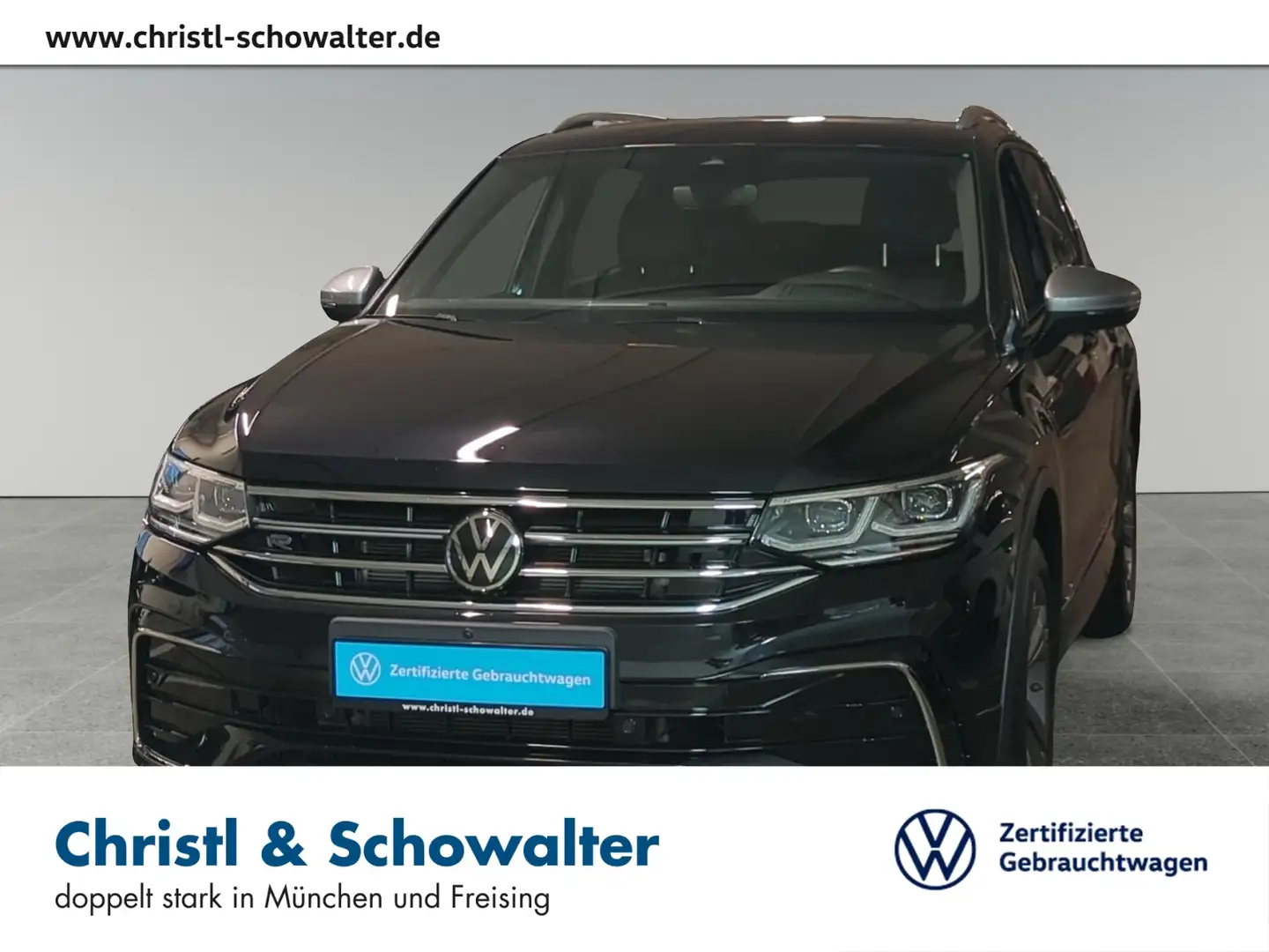 Volkswagen Tiguan Allspace 2.0 TDI 4M DSG R-Line AHK MATRIX Nero - 1