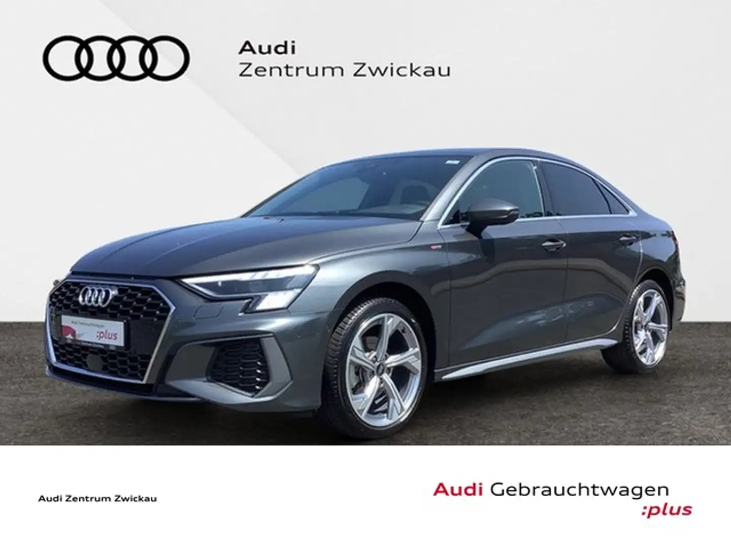 Audi A3 Limousine 35TFSI S-line Matrix LED Scheinwerfer... Gris - 1