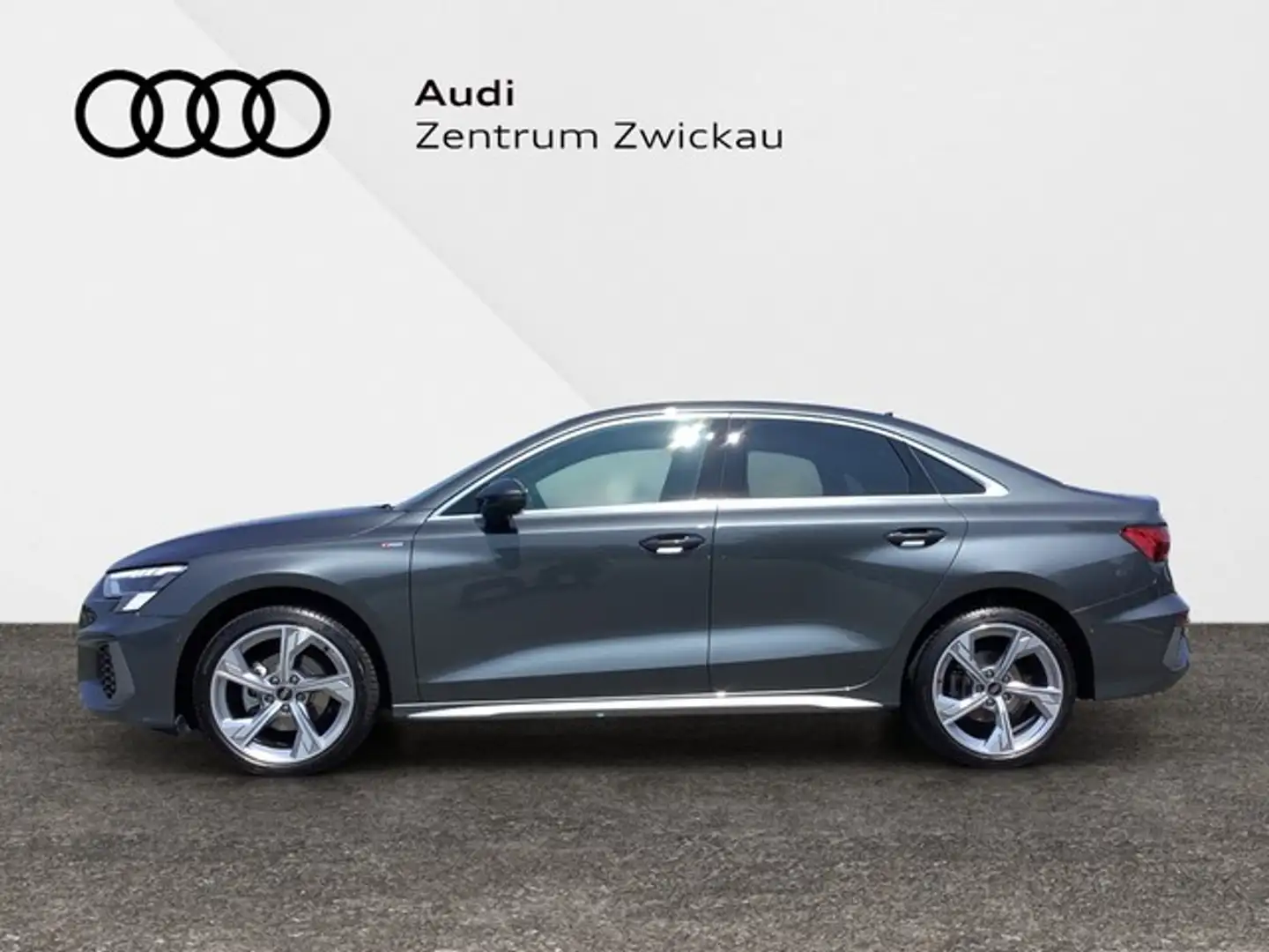 Audi A3 Limousine 35TFSI S-line Matrix LED Scheinwerfer... Gris - 2