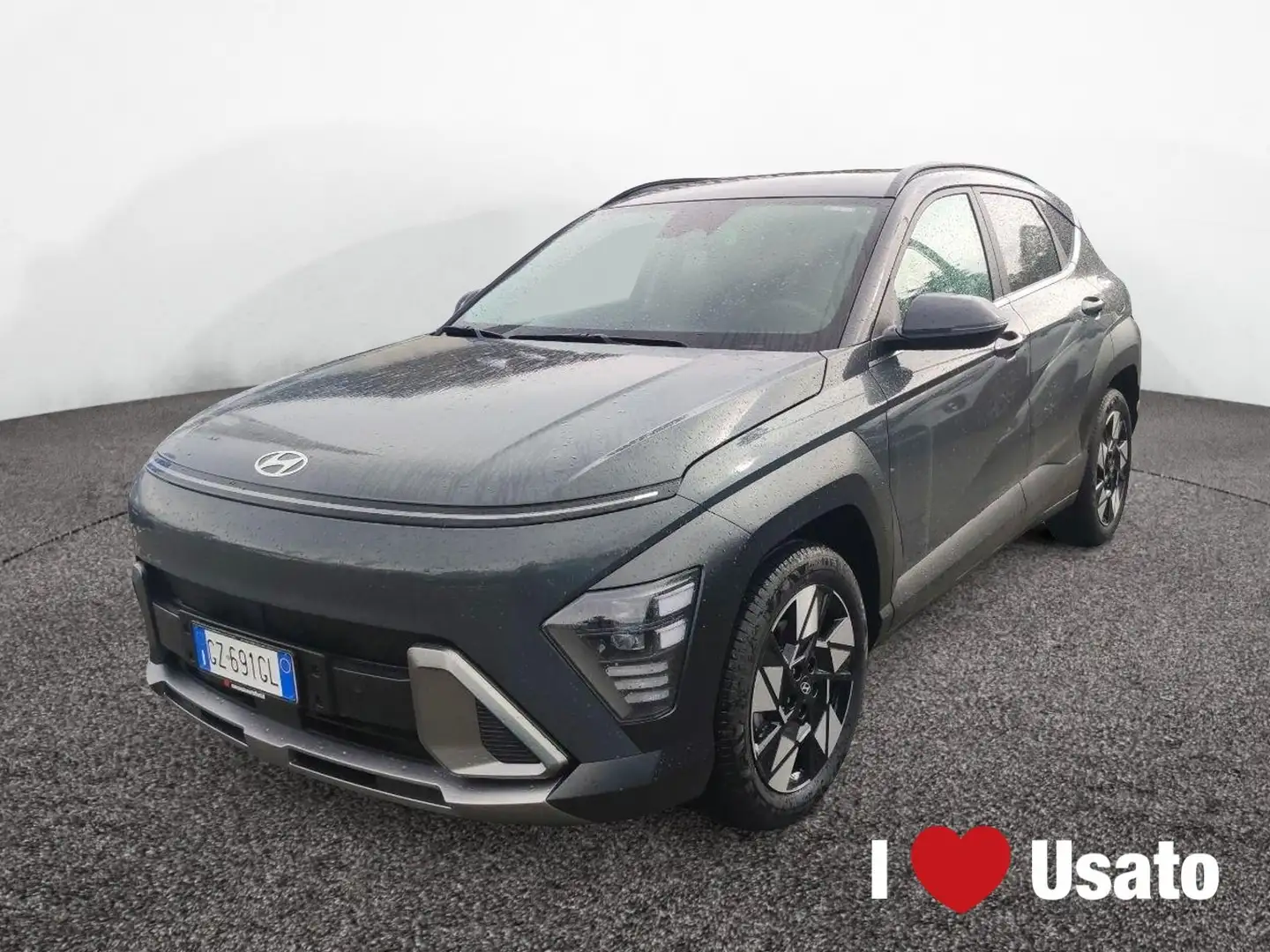 Hyundai KONA II 2023 1.6 gdi hev X Line 2wd 141cv dct Szürke - 1