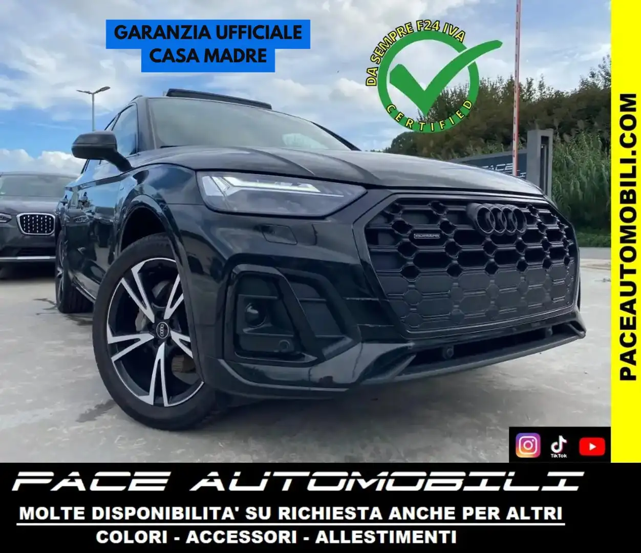 Audi Q5 S LINE SLINE S-LINE 40D QUATTRO LED PDC NAVI 20" Nero - 1