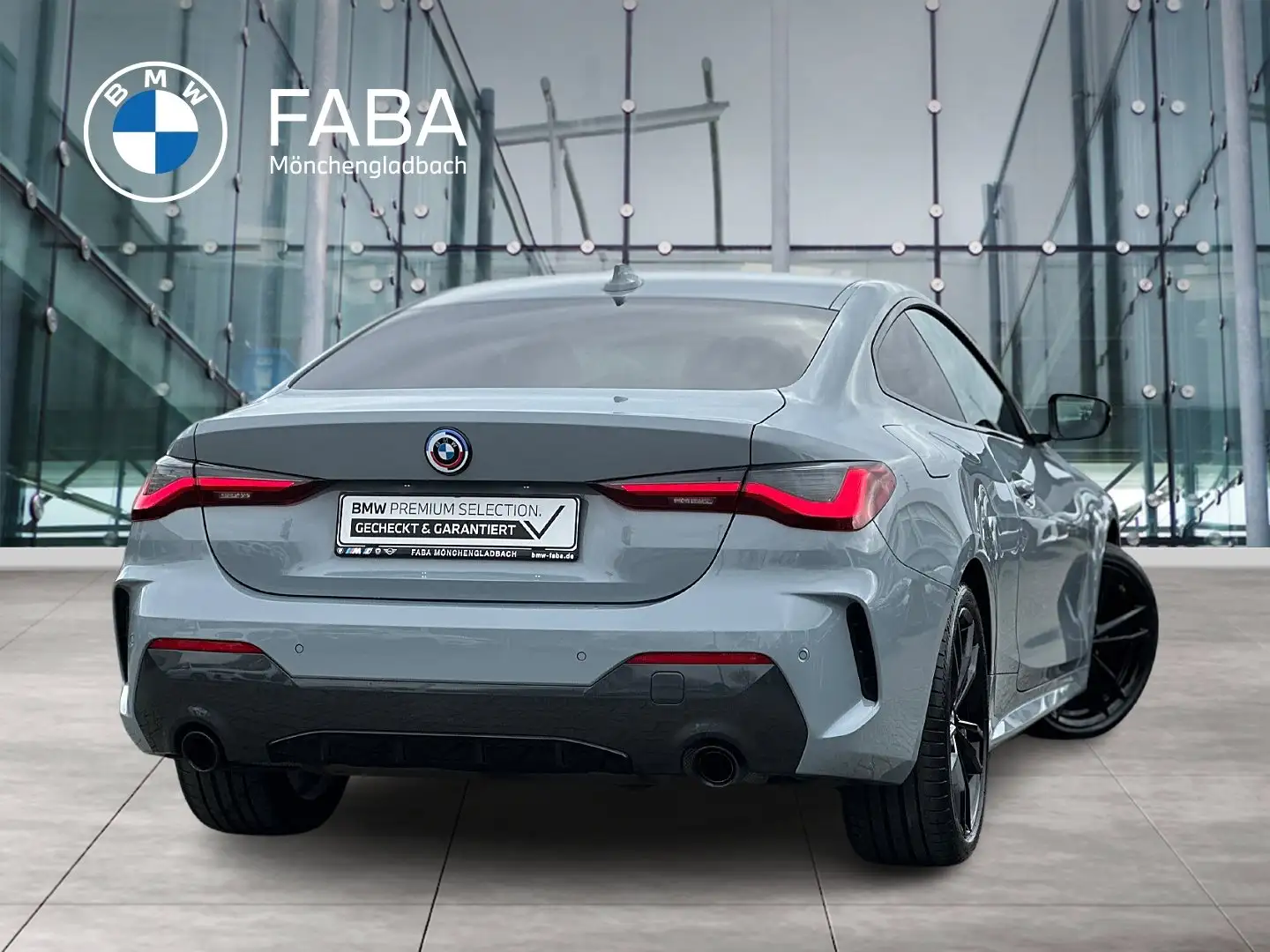 BMW 420 i Coupé M Sport DAB WLAN Tempomat Klimaaut. Gris - 2