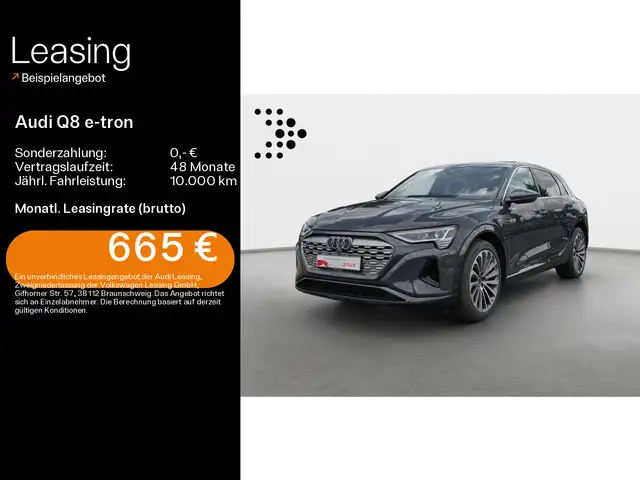 Audi Q8 e-tron 50 quattro S line 447km/WLTP*Air*AHK*